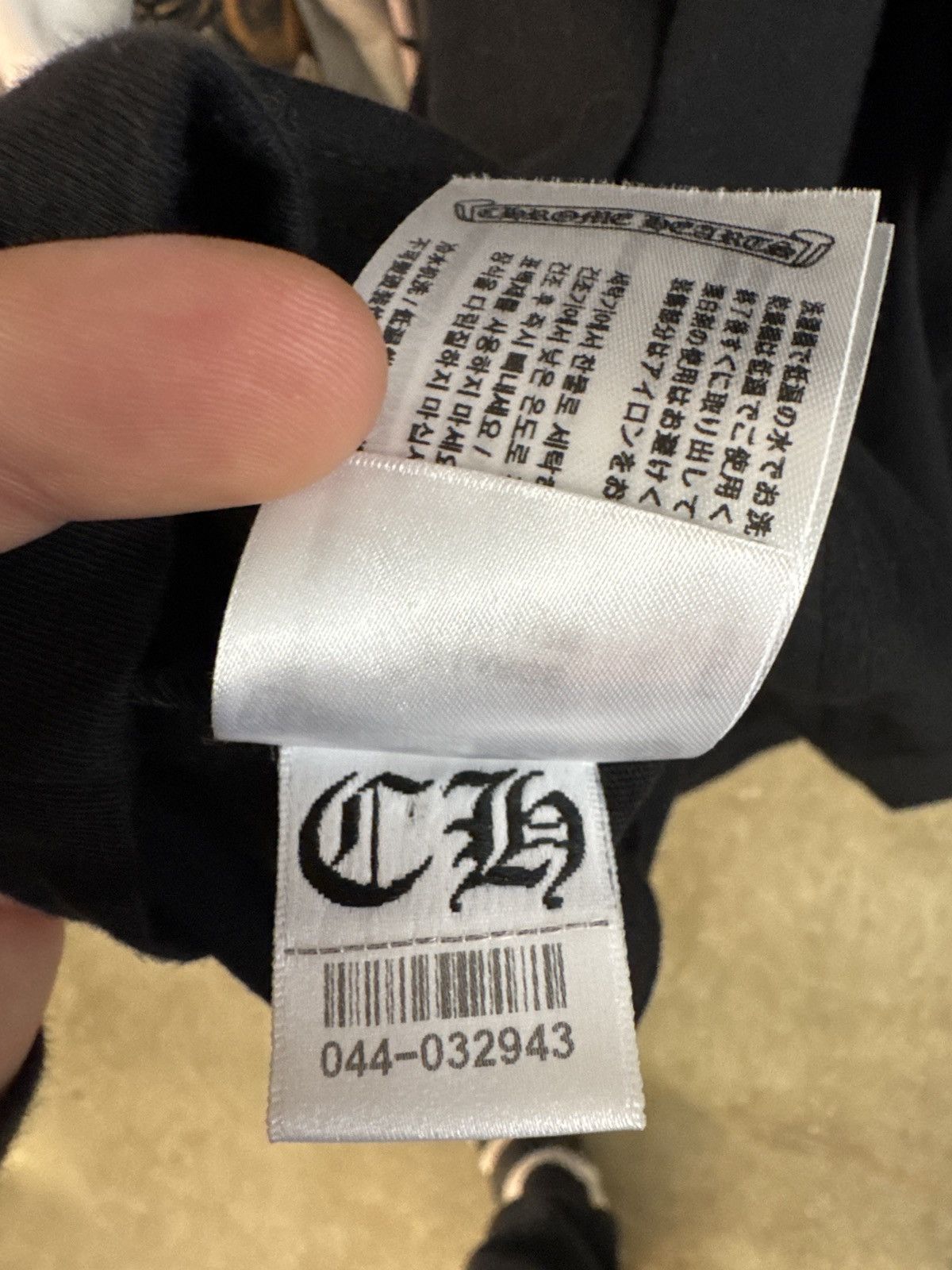 Chrome Hearts St Barth Exclusive Black Anchor Cross Long Sleeve Size US XL / EU 56 / 4 - 7 Thumbnail