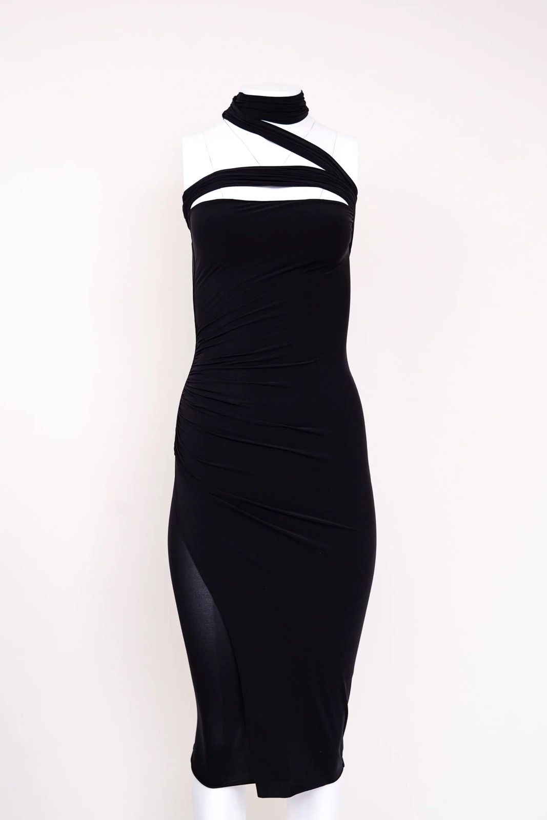 Gucci Gucci Black Strap Midi Dress Size XS / US 0-2 / IT 36-38 - 2 Thumbnail