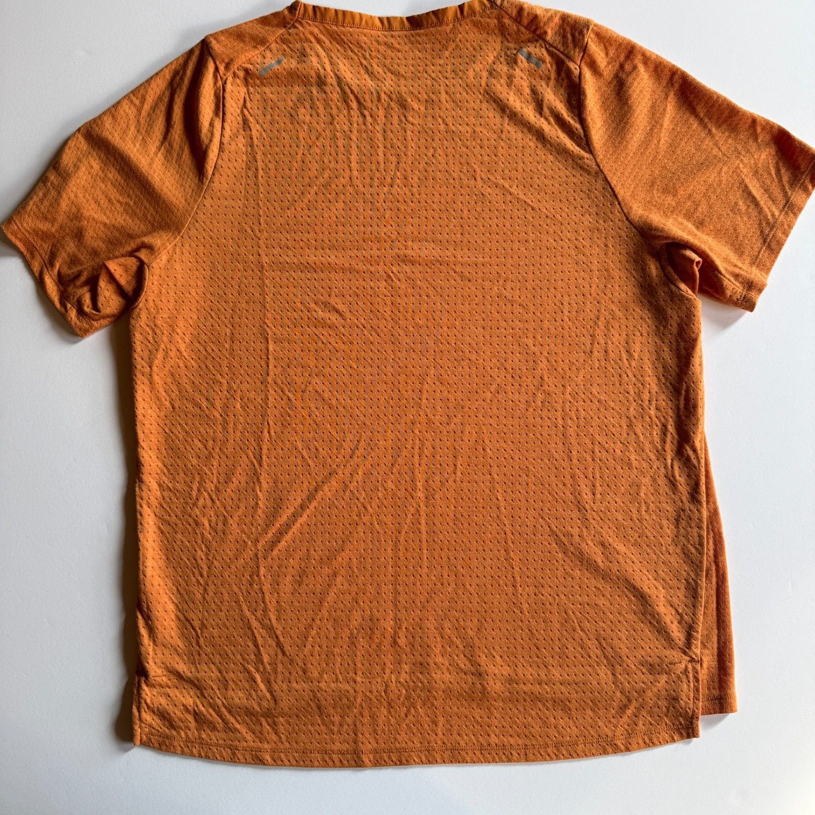 Nike Nike Running Dri-FIT Orange SS Athletic Shirt - Men’s Large Size US L / EU 52-54 / 3 - 4 Thumbnail