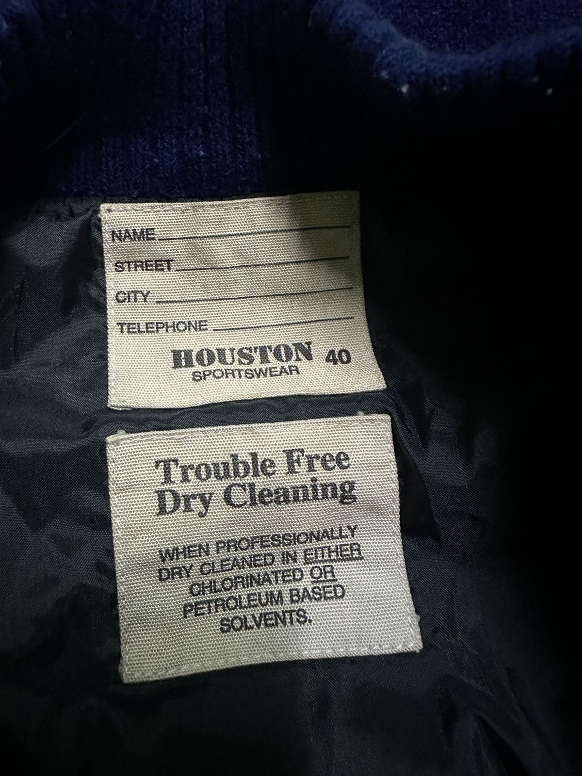 Vintage Vintage 80s Houston varsity jacket Size US M / EU 48-50 / 2 - 9 Thumbnail