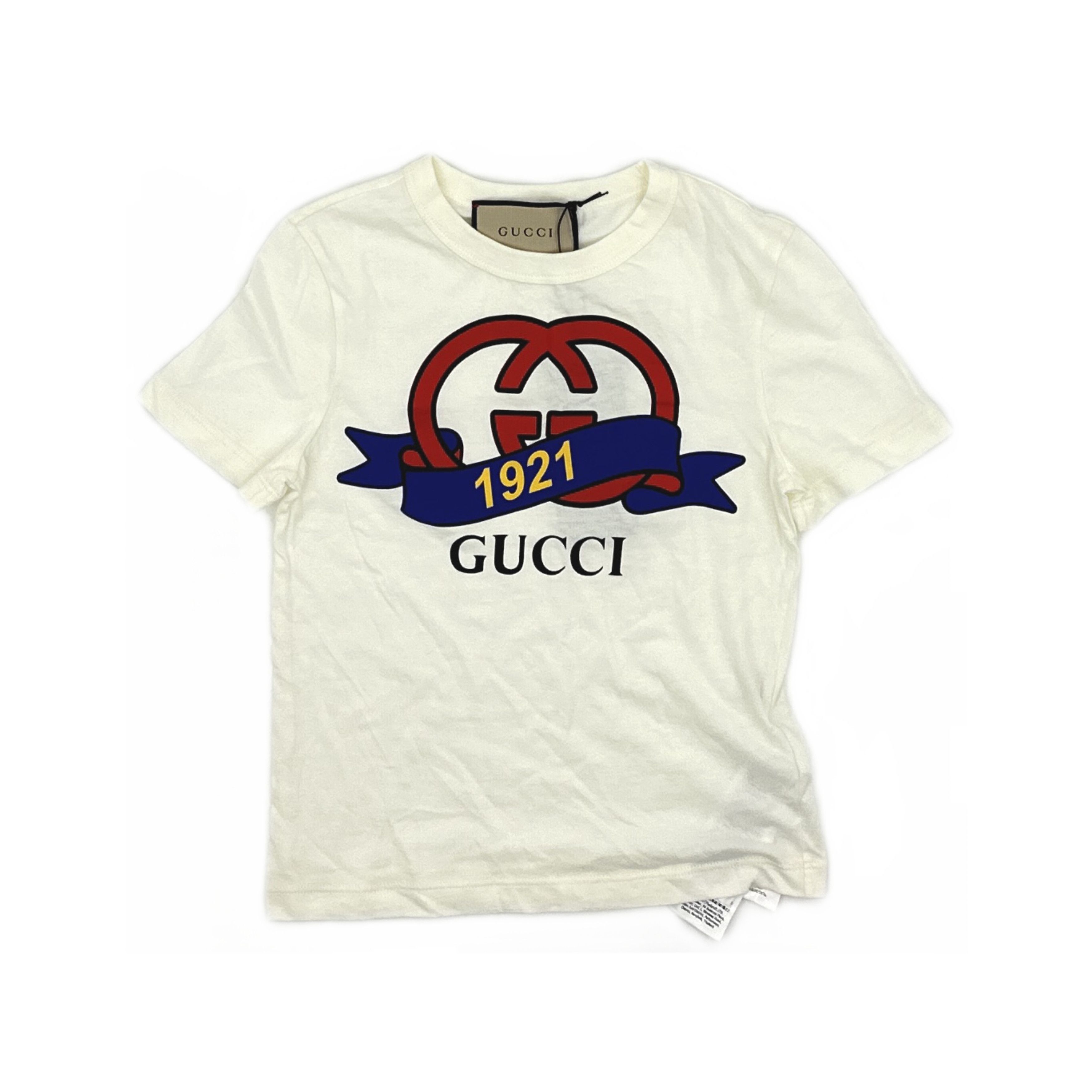 Gucci Gucci 1921 Logo Graphic T-Shirt XXXS Size XXS / US 00 / IT 34 - 1 Thumbnail