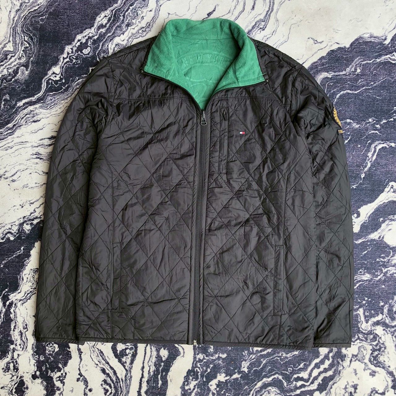 Tommy Hilfiger Vintage Tommy Hilfiger Golf Reversible Quilted Jacket Size US M / EU 48-50 / 2 - 1 Thumbnail