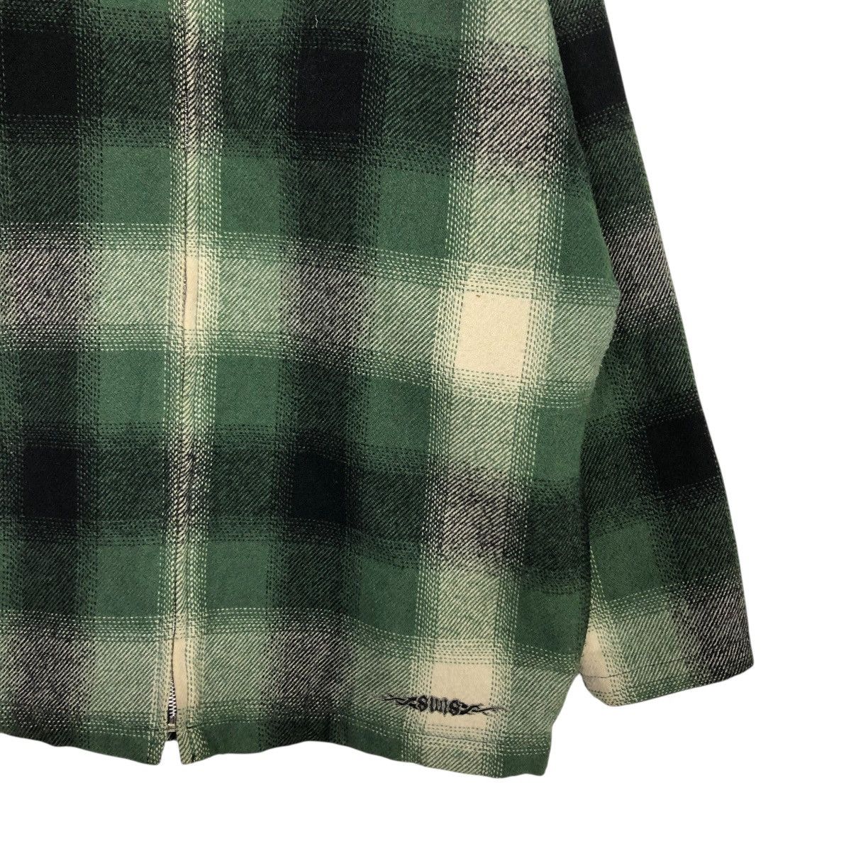 Japanese Brand 🔥VINTAGE WOOL ZIPPER JACKET SNOWBOARDS SIMS TARTAN DESIGN Size US S / EU 44-46 / 1 - 7 Thumbnail
