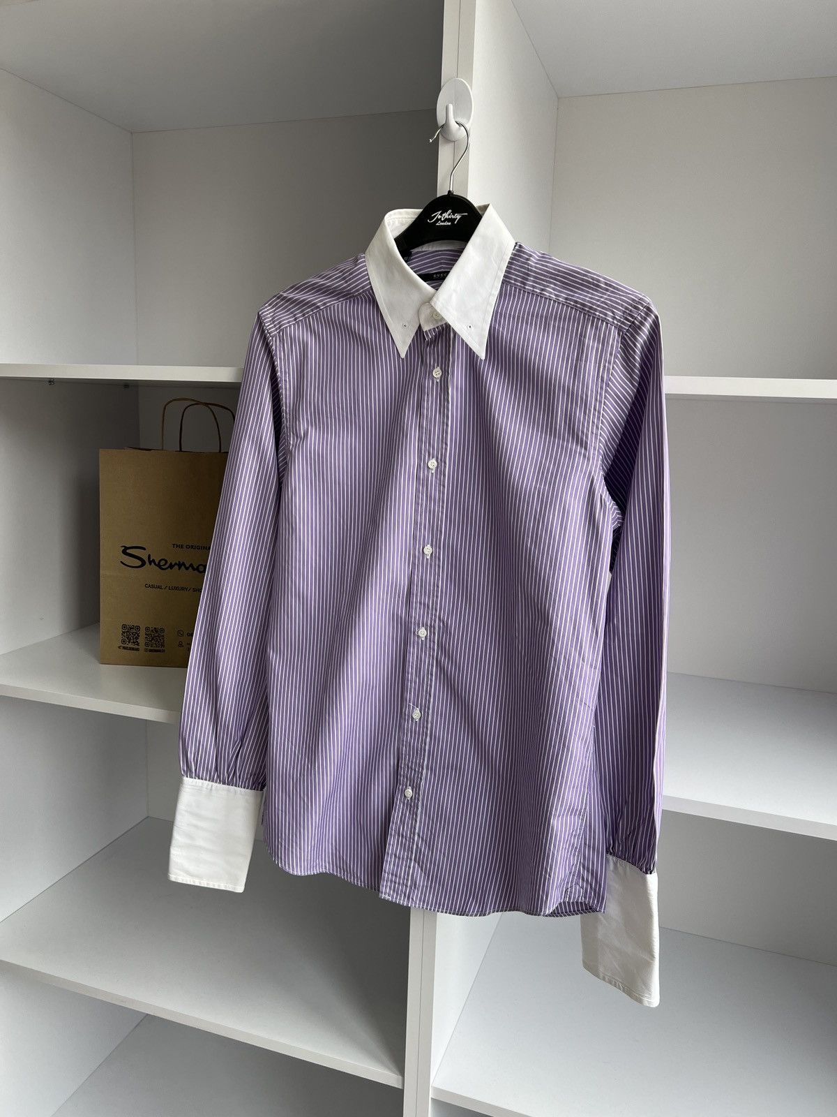 Gucci × Vintage Vintage Gucci Luxury Button up shirts Lot Size US M / EU 48-50 / 2 - 16 Thumbnail