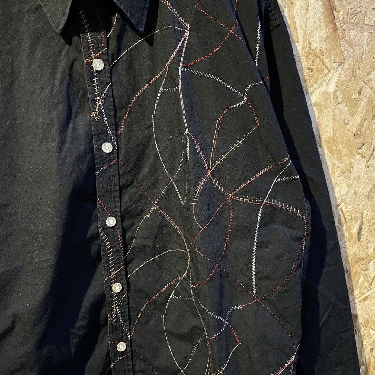 Marc Buchanan × Pelle Pelle Pelle Pelle 🎶 Marc Buchanan Sewing Design shirt Size US XXL / EU 58 / 5 - 3 Thumbnail
