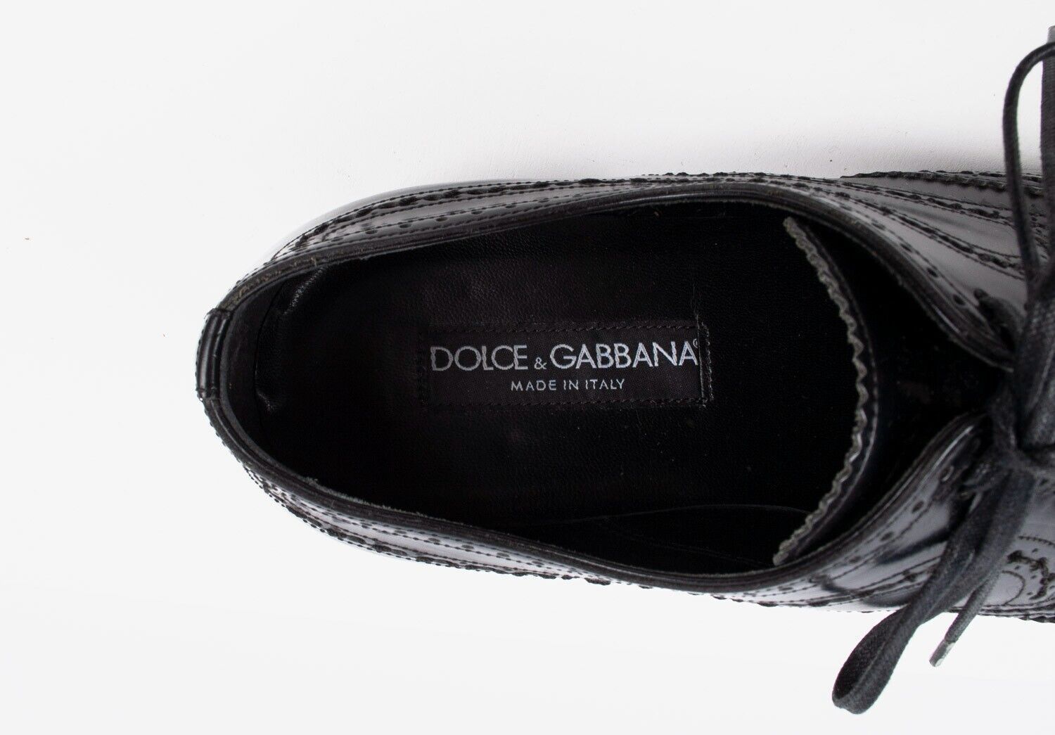Dolce & Gabbana Original Dolce & Gabbana Men Leather Formal Shoes H5028 Size US 8 / EU 41 - 8 Thumbnail