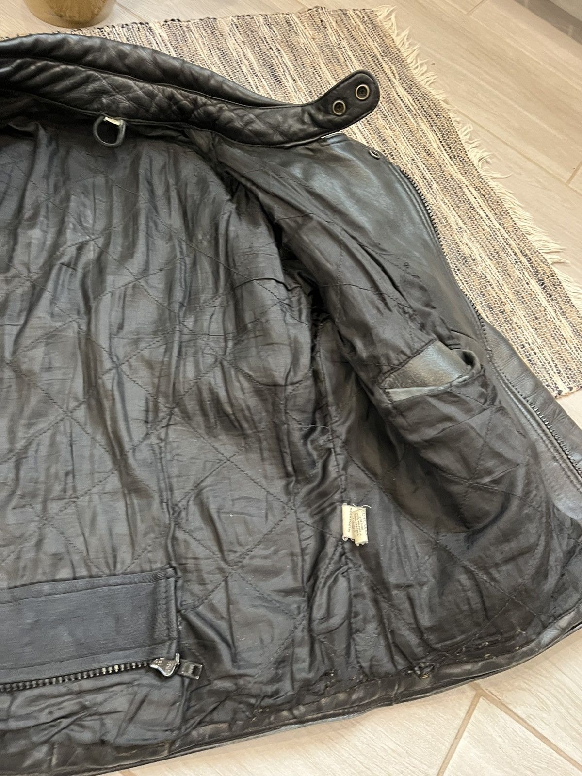 Vintage Vintage MOTO Leather Jacket Racing Motorcycle Biker faded Size US M / EU 48-50 / 2 - 19 Thumbnail