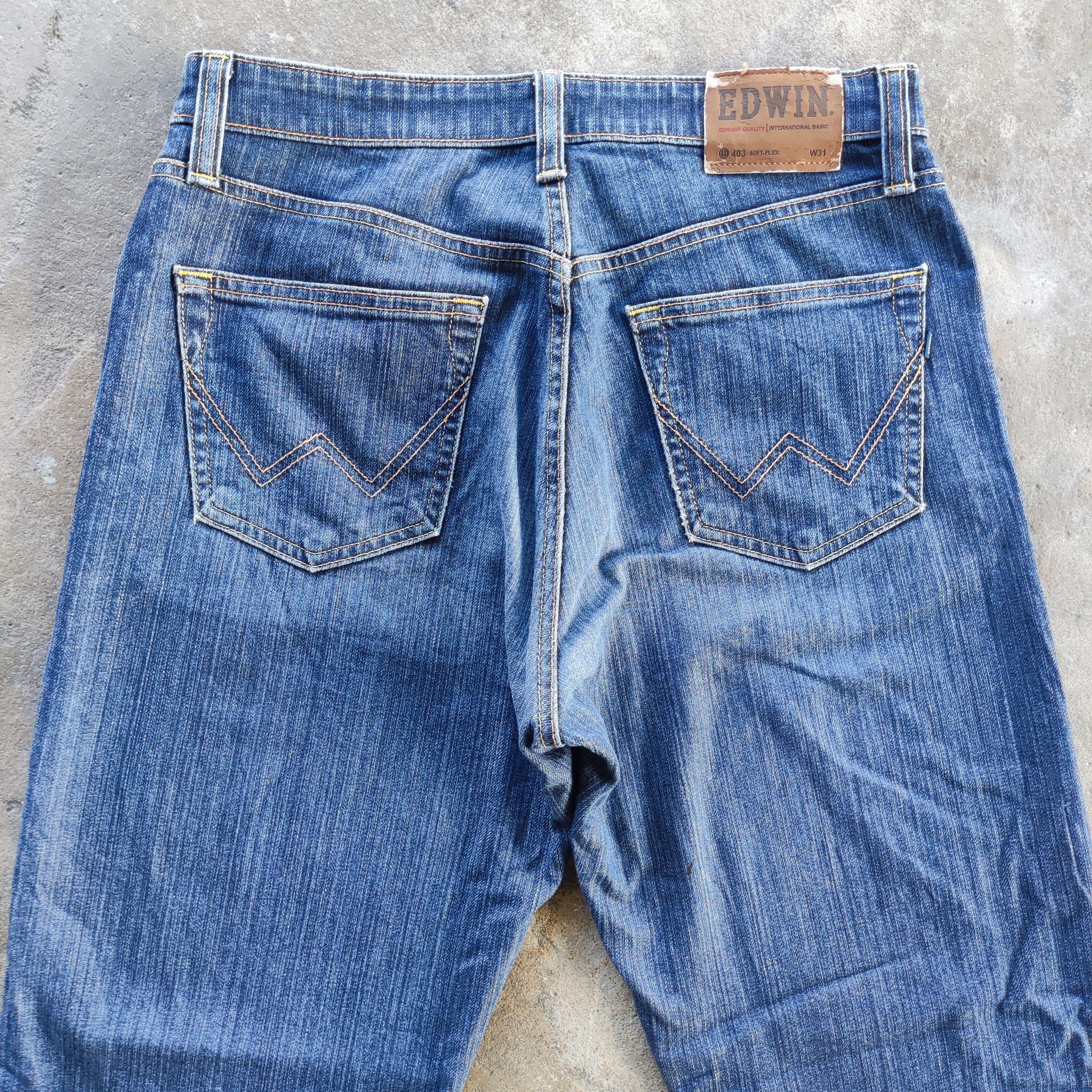 Edwin Vintage Edwin Brand Buggy Jeans Ripped Pants Size US 31 - 10 Thumbnail
