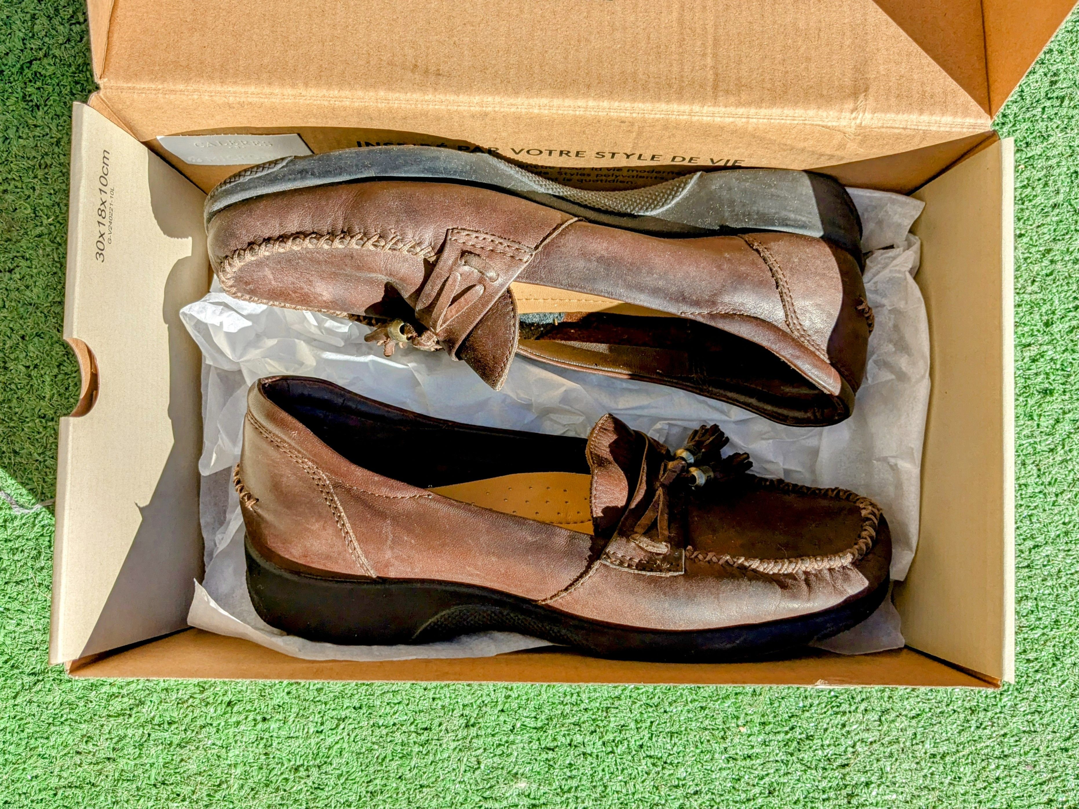 Vintage Vintage Thom McAn Brown Leather Loafer Tassels 21244 Shoes Size US 6.5 / IT 36.5 - 8 Thumbnail