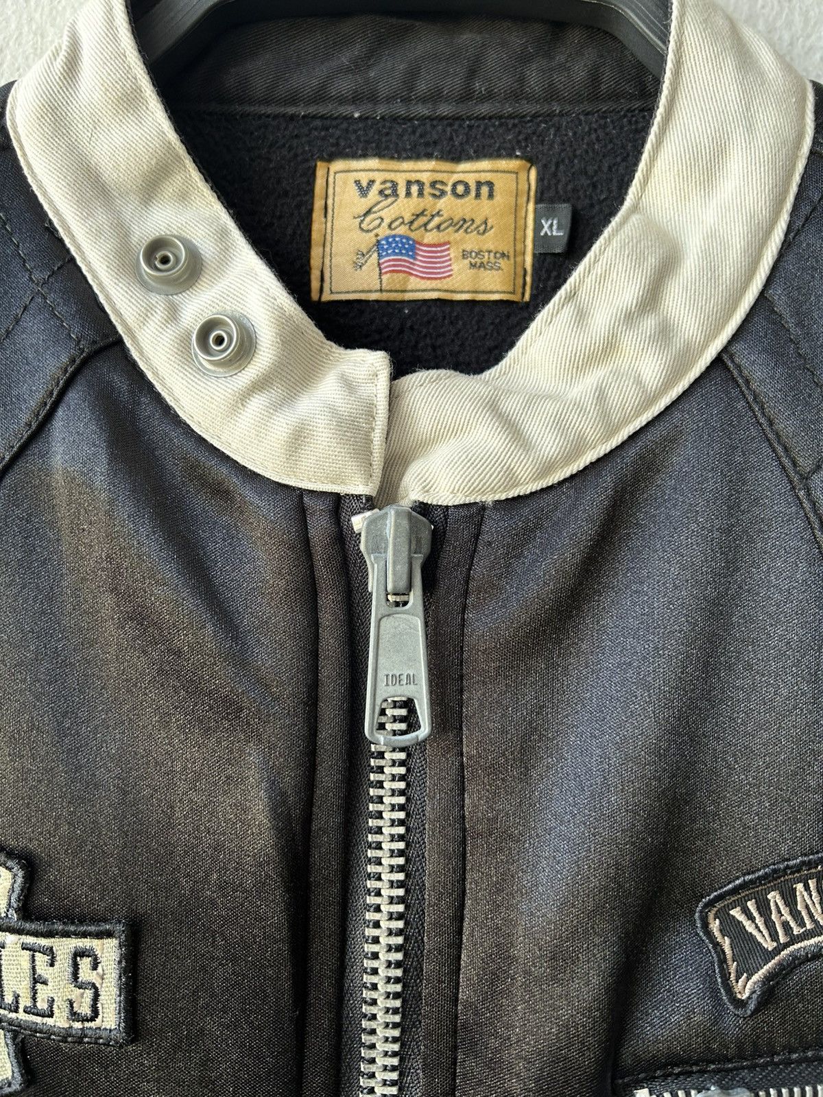 Vanson Leathers Vanson Motorcycle Jacket Skull Falmes Jacket Size US XL / EU 56 / 4 - 11 Thumbnail