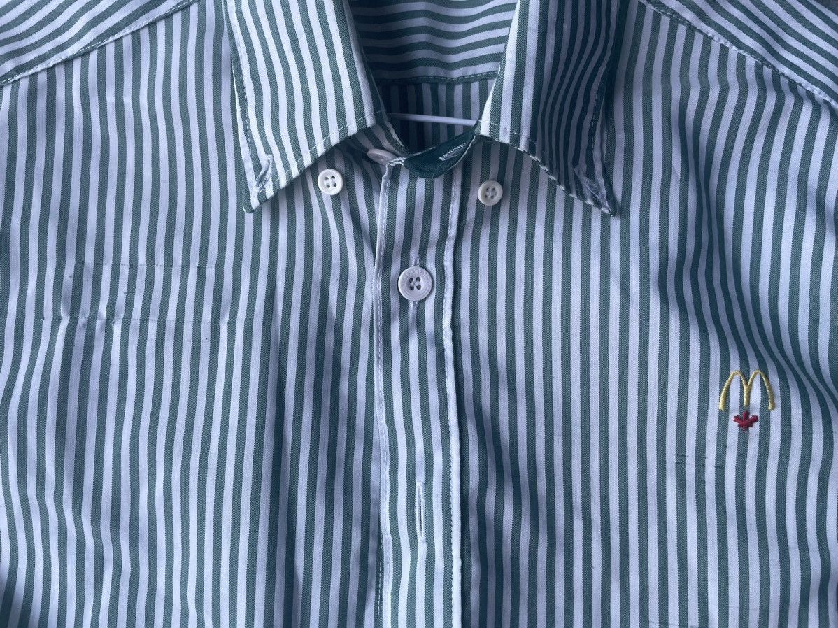 Other × Vintage Rare VINTAGE MCDONALDS Canada employee STAFF SHIRT uniform Size US L / EU 52-54 / 3 - 3 Thumbnail