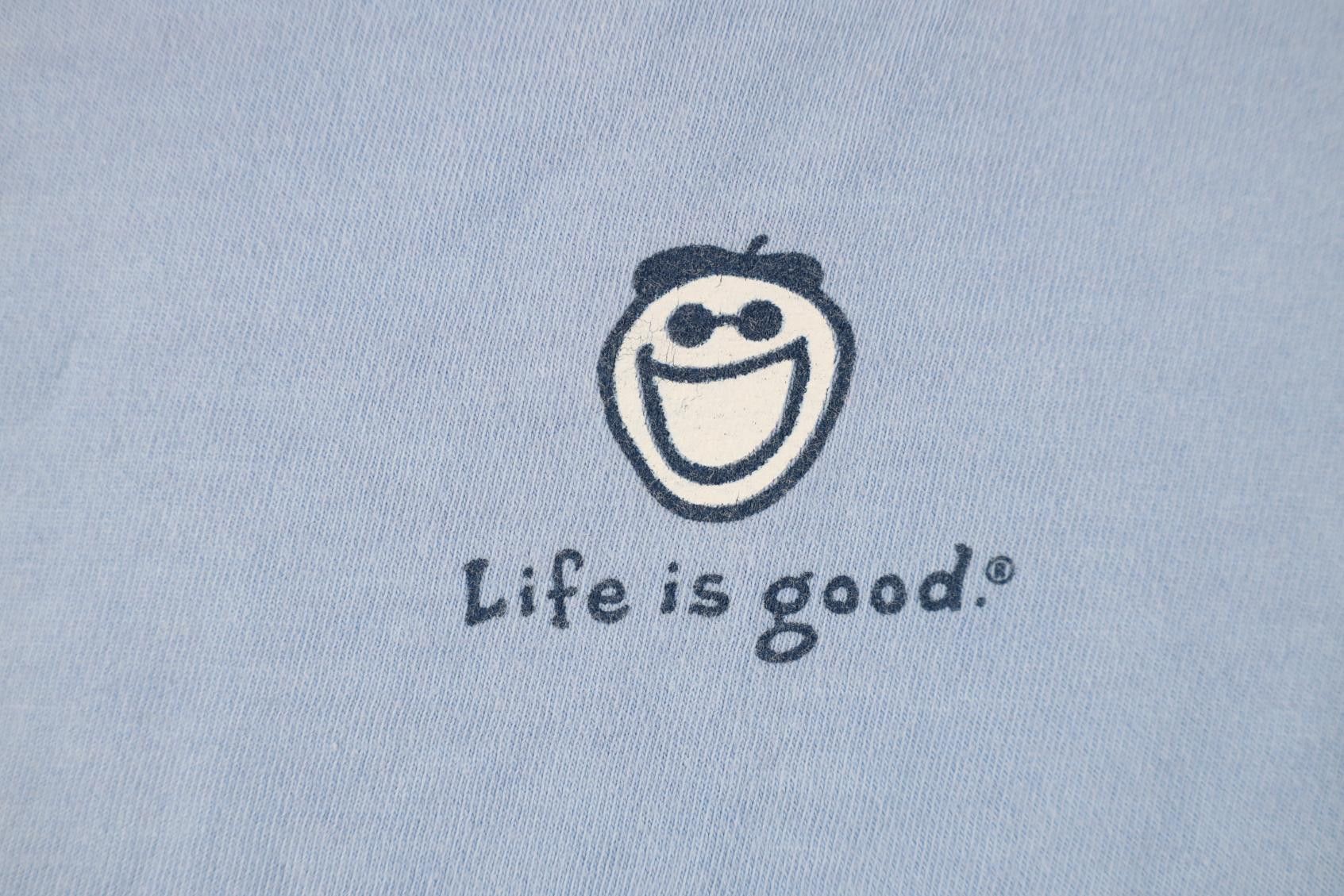 Life is Good Vintage Life Is Good Cabin Fever Long Sleeve T-Shirt Blue Size L / US 10 / IT 46 - 10 Thumbnail