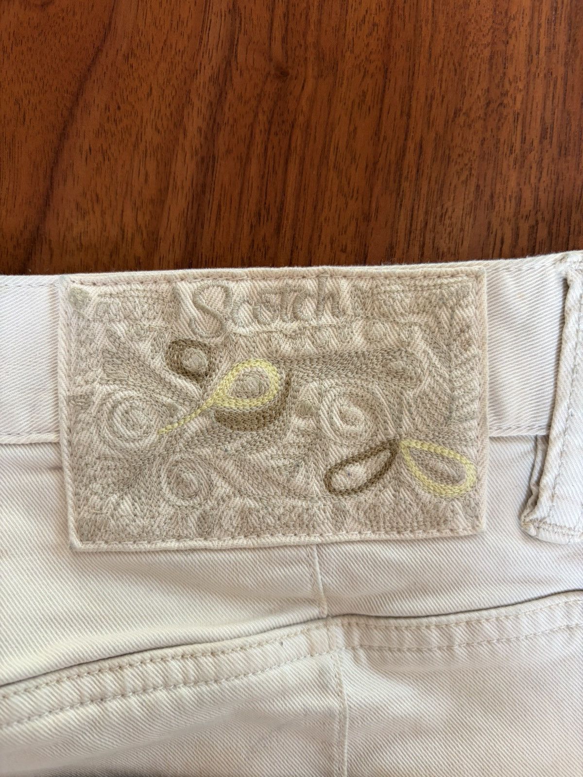 Scotch & Soda Scotch & Soda Off-White Cotton Pants Size US 32 / EU 48 - 3 Thumbnail
