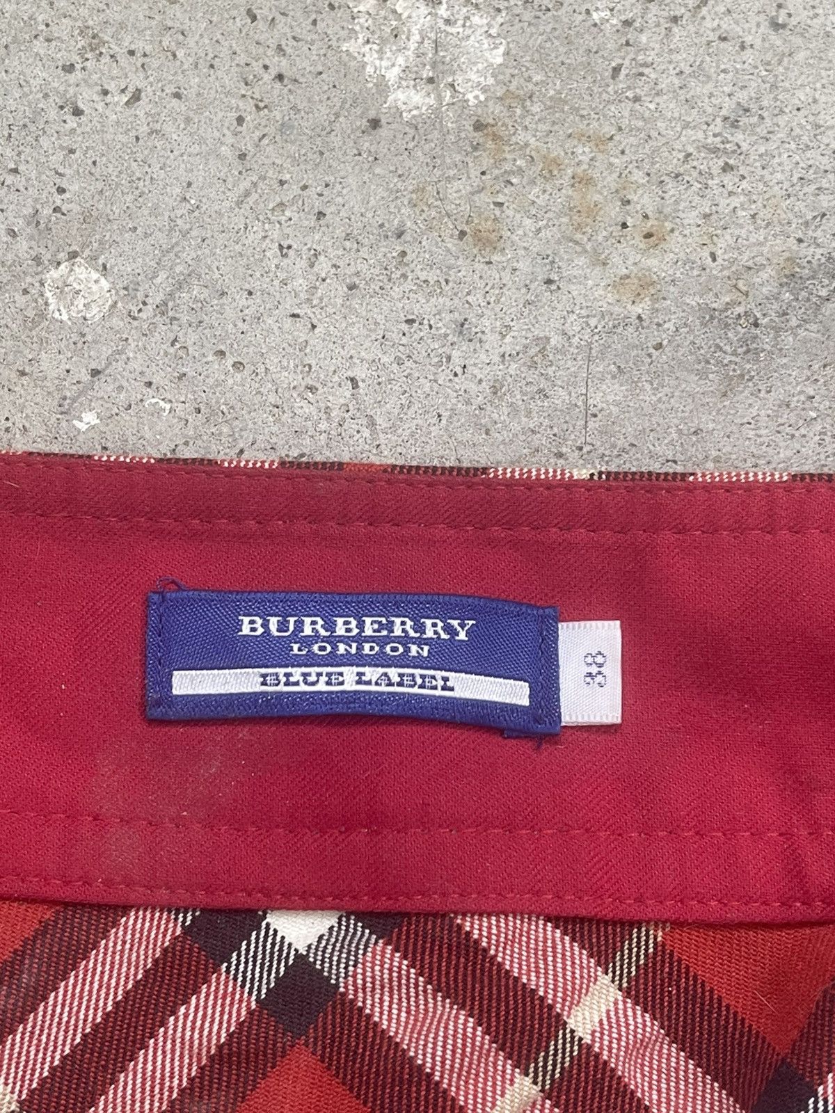 Burberry BURBERRY LONDON Skirt Nova Check Red Size 38 Size 38" / US 16 / IT 52 - 2 Thumbnail