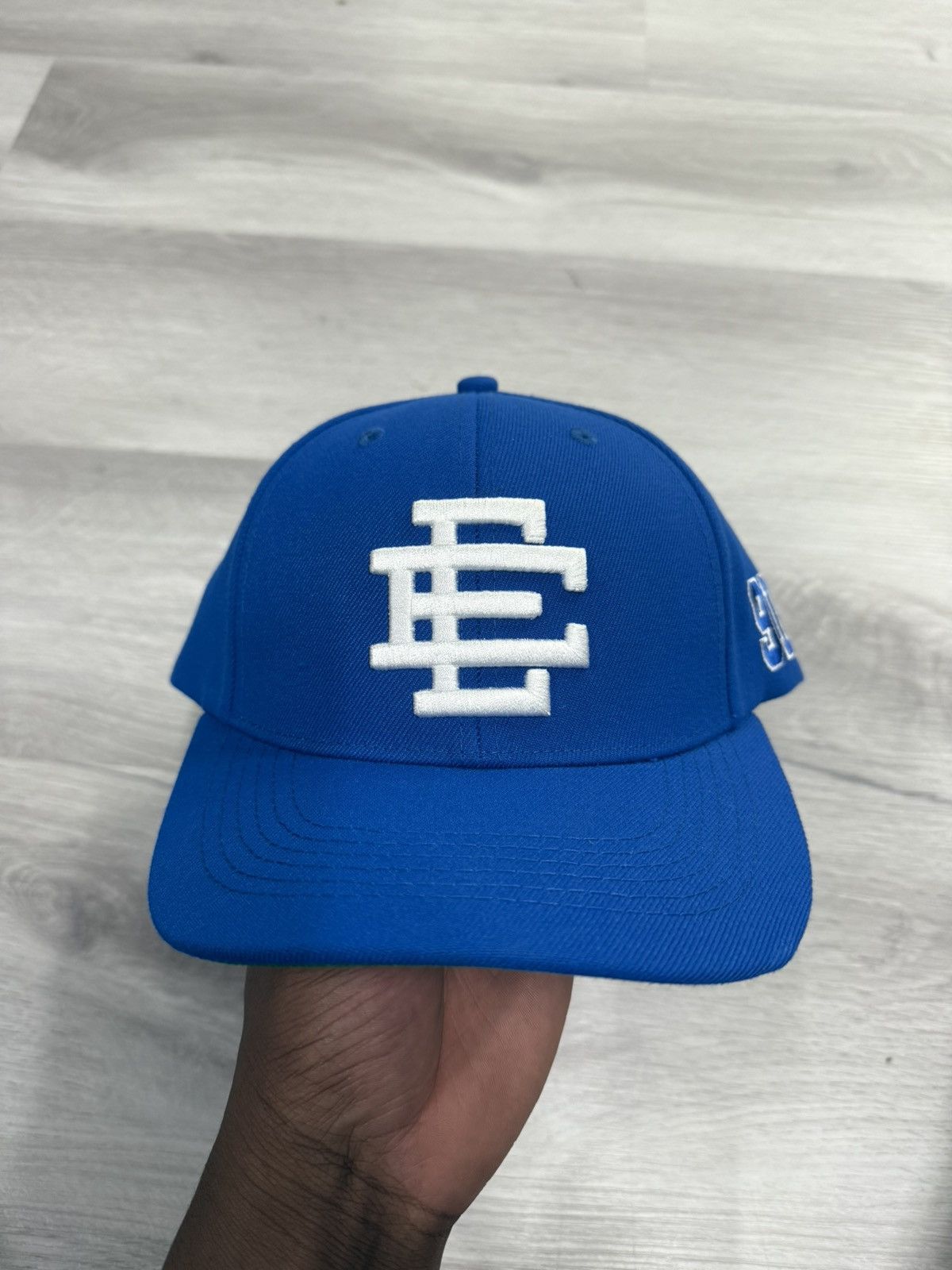 Eric Emanuel Eric Emanuel EE 6-Panel Structured Snapback Blue Size ONE SIZE - 1 Thumbnail