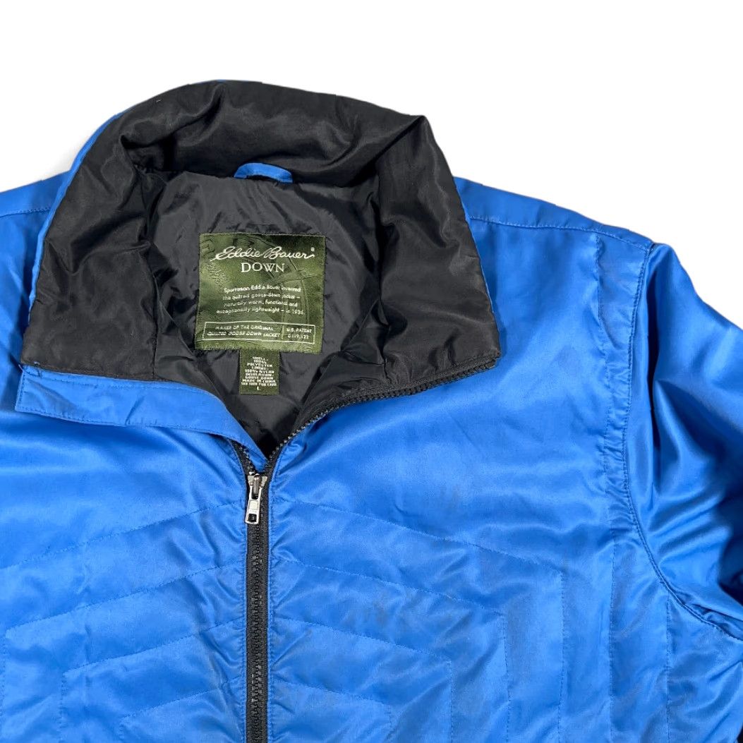 Eddie Bauer Eddie Bauer Jacket Adult LARGE Blue Goose Down Quilted Outdoor Lined Zip Pockets Size US L / EU 52-54 / 3 - 2 Thumbnail