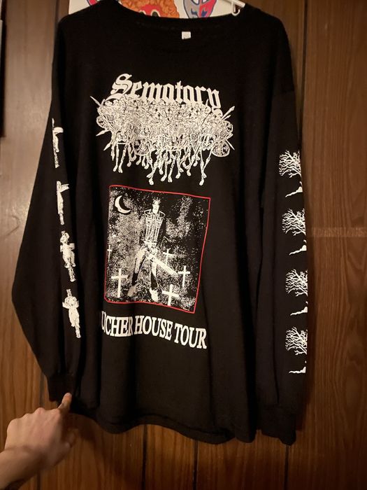 Affliction SEMATARY HAUNTED MOUND BUTCHER HOUSE TOUR LONG SLEEVE | Grailed