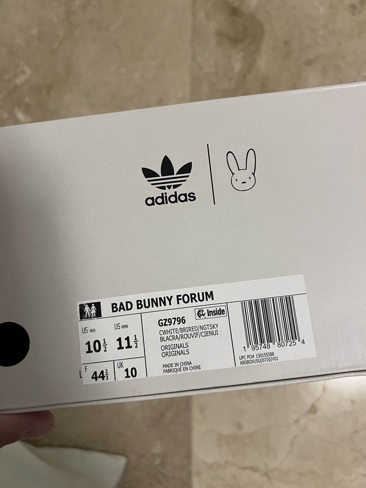 Adidas Adidas Forum Bad Bunny Cangrejeros Size US 10.5 / EU 43-44 - 5 Thumbnail