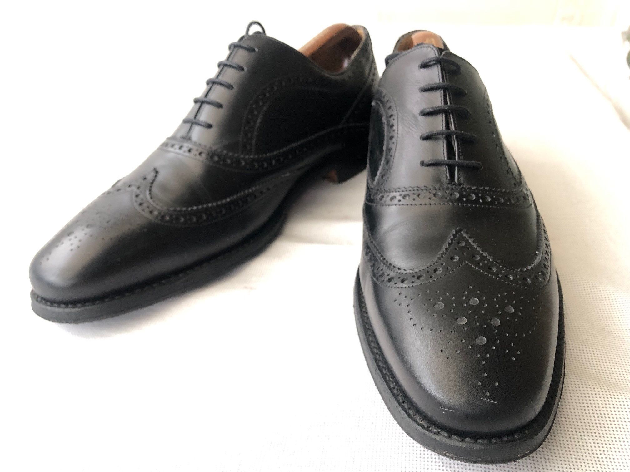 Barker Barker 'Turing' Black Calf leather Oxford shoes Size US 10 / EU 43 - 4 Thumbnail