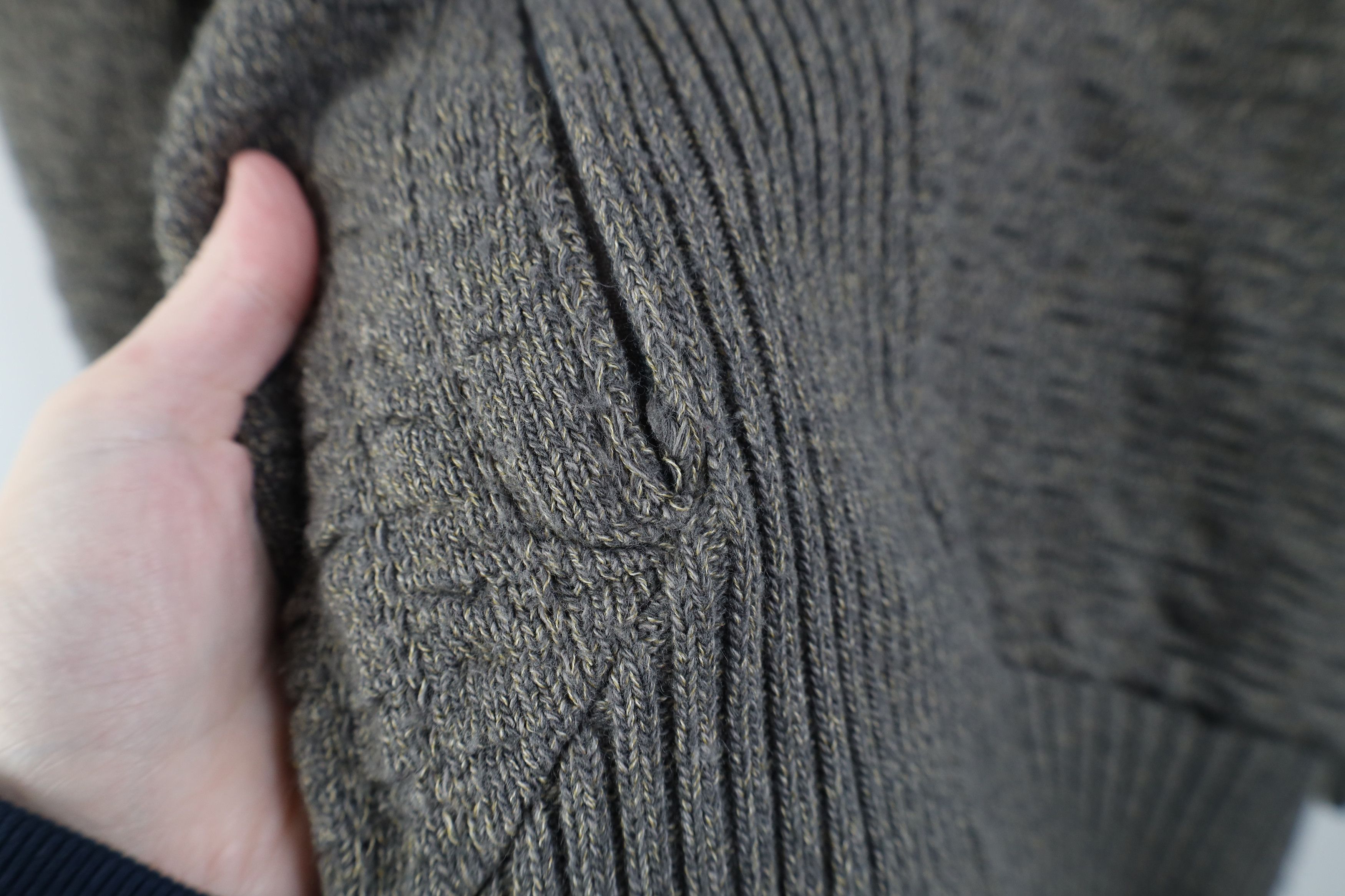 Vintage Vintage 70s 80s Streetwear Asymmetric Collared Sweater Wool Size US L / EU 52-54 / 3 - 5 Thumbnail