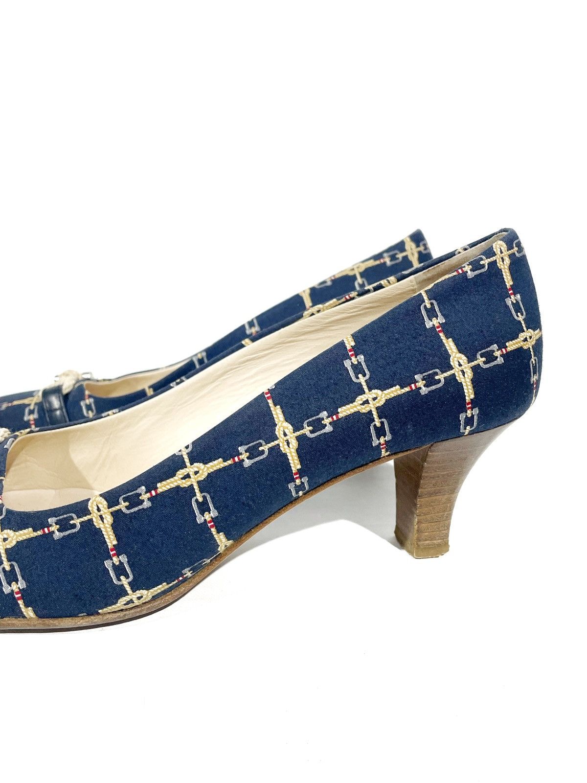 Bally × Designer Bally Women Mid Heel Shoes Luxury Style Size 40.5 Italy Size US 10.5 / IT 40.5 - 2 Thumbnail