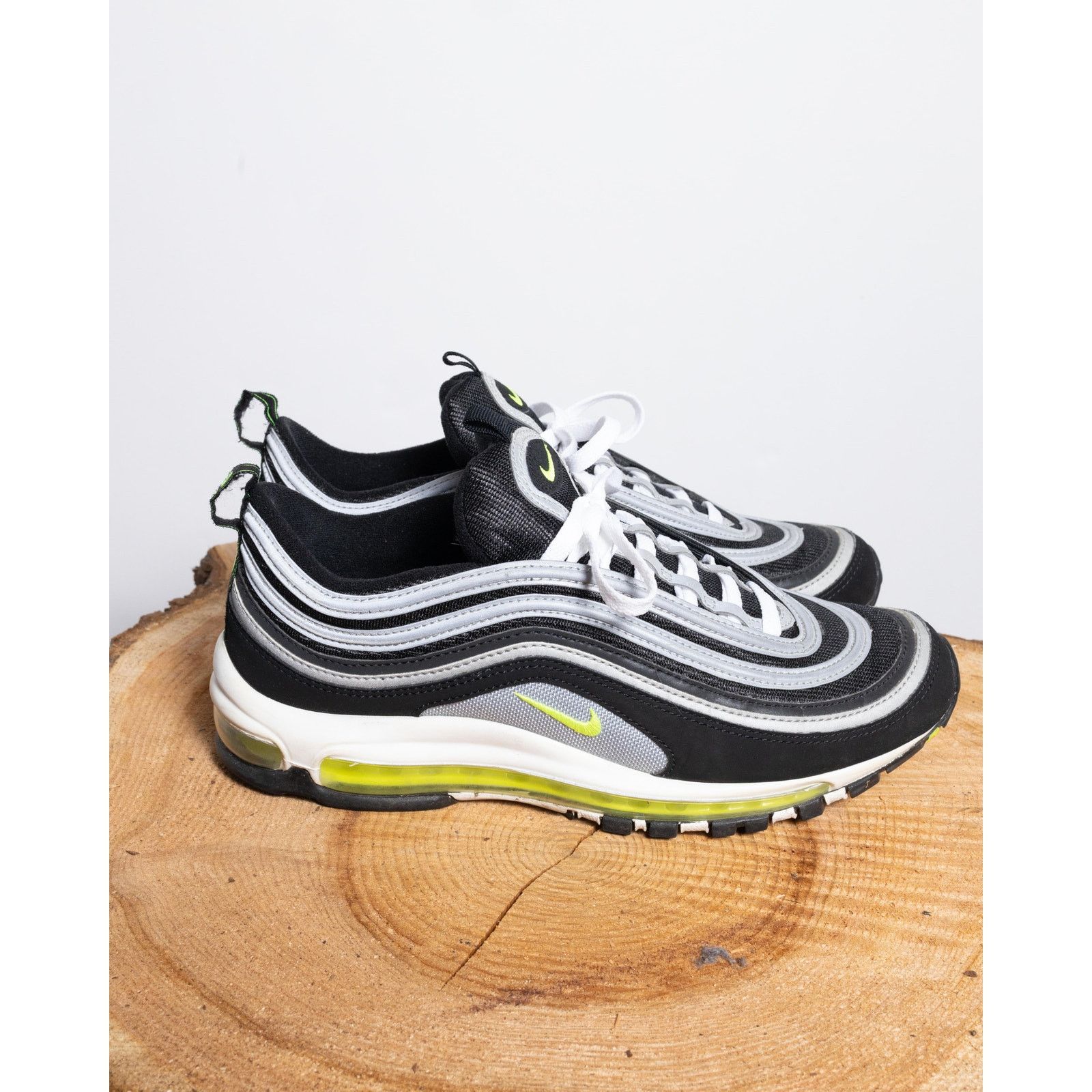 Nike Nike Air Max 97 OG QS Japan 2017 Black Volt 921826-004 Size US 10 / EU 43 - 2 Thumbnail