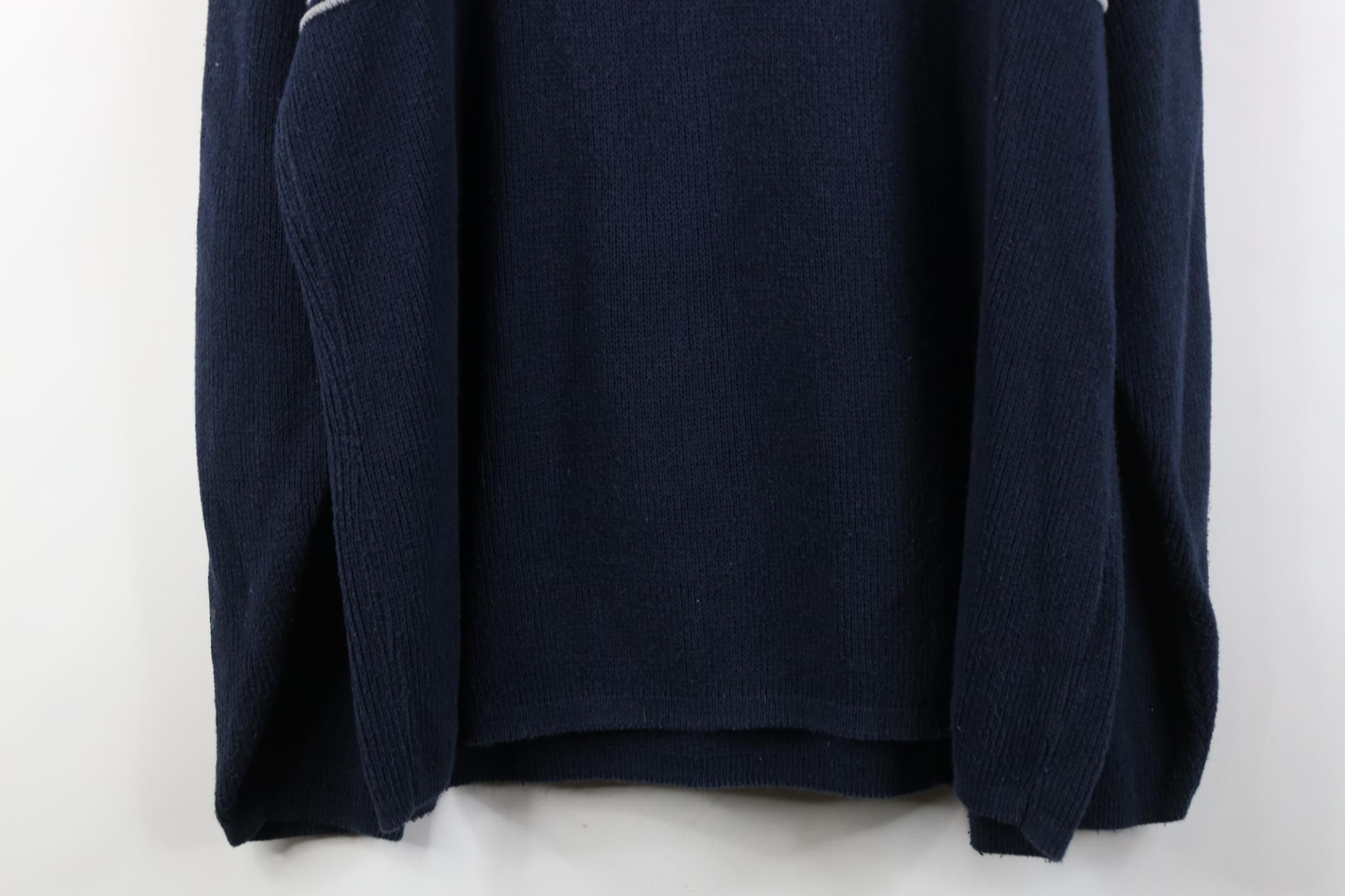 Vintage Vintage 90s Streetwear Ribbed Knit Crewneck Sweater USA Size US M / EU 48-50 / 2 - 12 Thumbnail