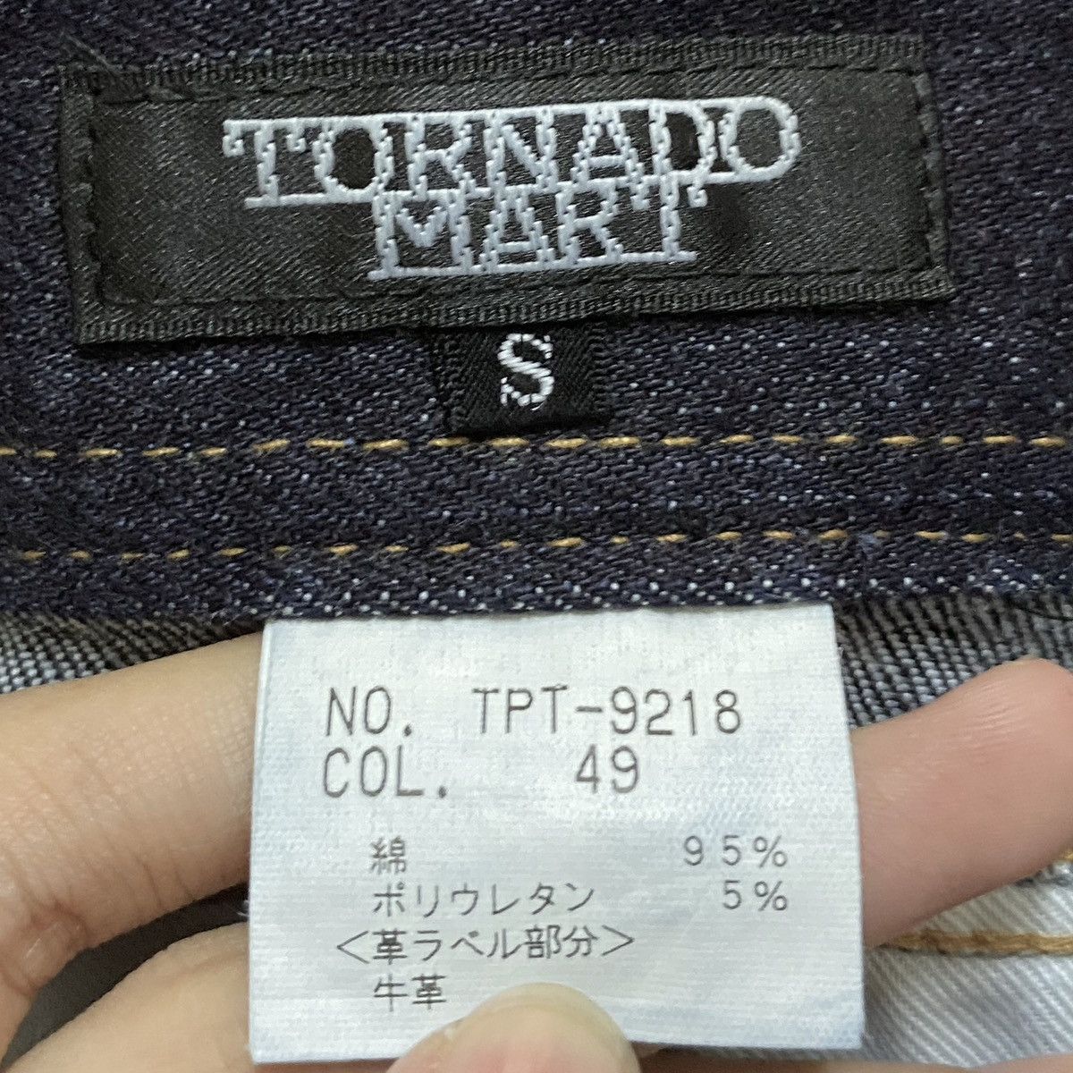 14th Addiction Rare Design Vintage Japanese Brand Tornado Mart Jeans 2000s Size US 31 - 11 Thumbnail