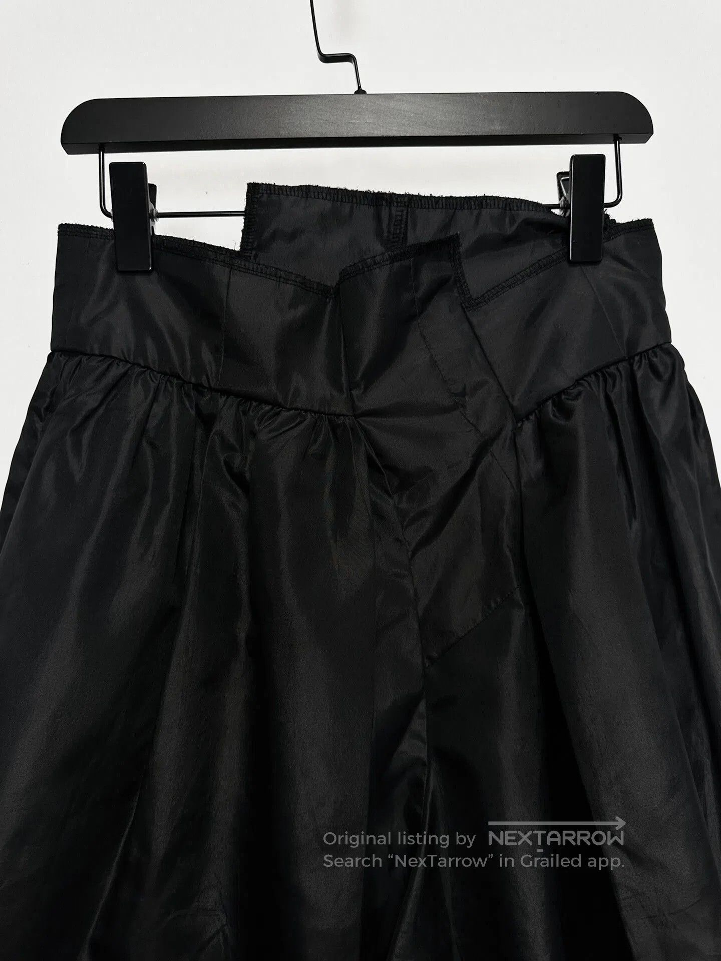 Comme des Garcons comme des garçons deconstructed black skirt. Size 23" - 4 Thumbnail