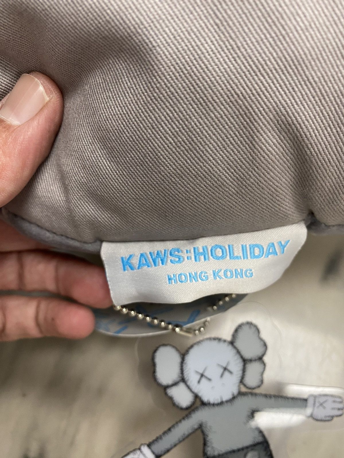 Kaws Kaws Holiday Hong Kong Cushion Grey authentic pillow Size ONE SIZE - 7 Thumbnail