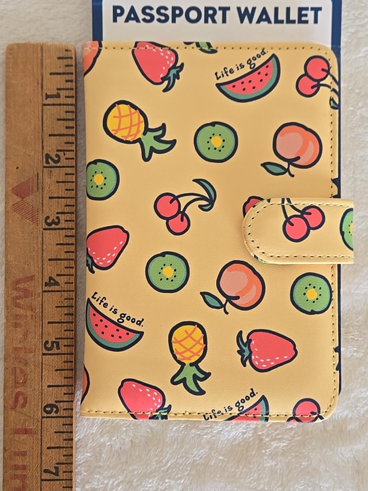 Life is Good Life is Good Passport Wallet Amalfi Vibes Card Slots New Size ONE SIZE - 5 Thumbnail