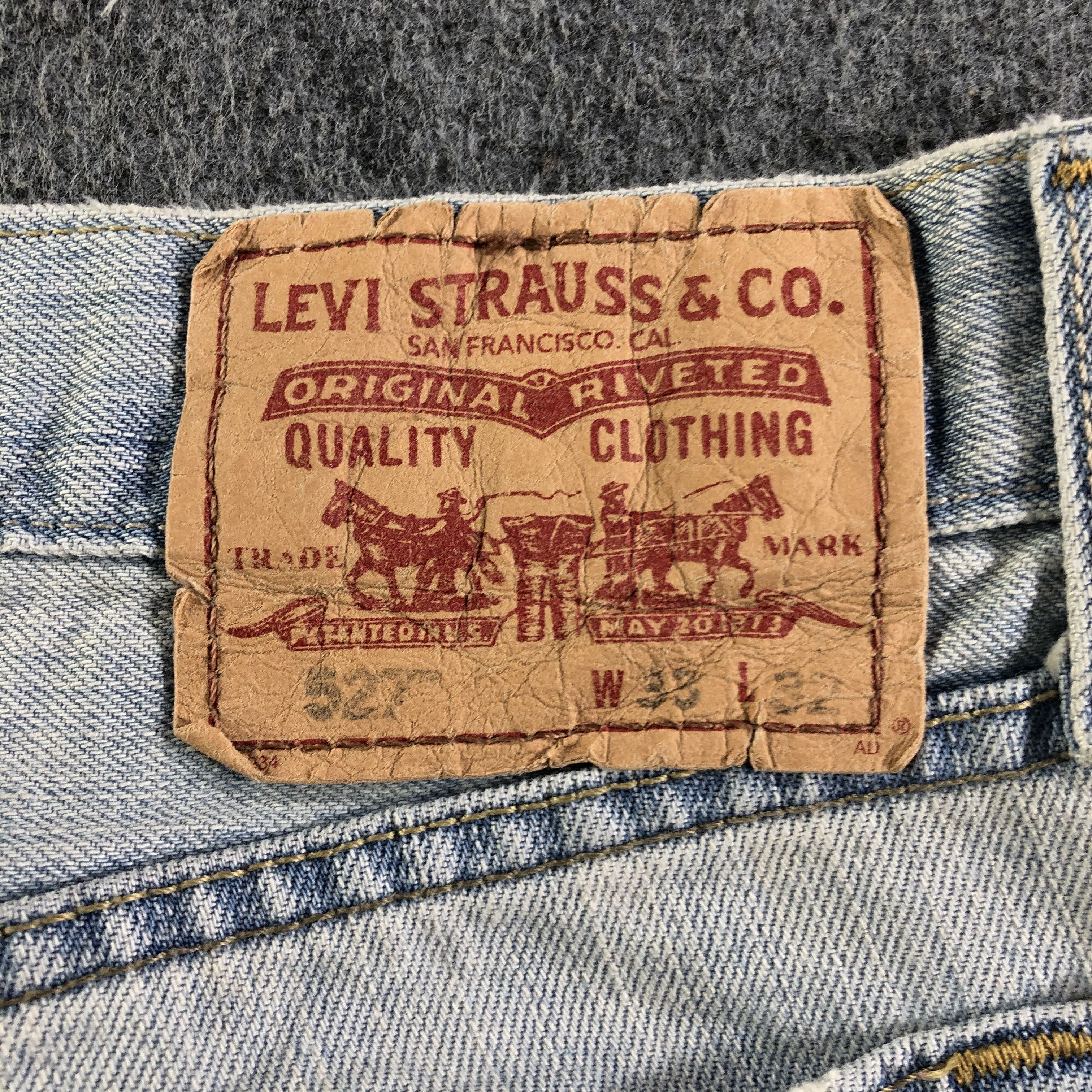 Levi's Vintage Light Wash Levis 527 Flare Jeans-J4491 Size US 33 - 5 Thumbnail