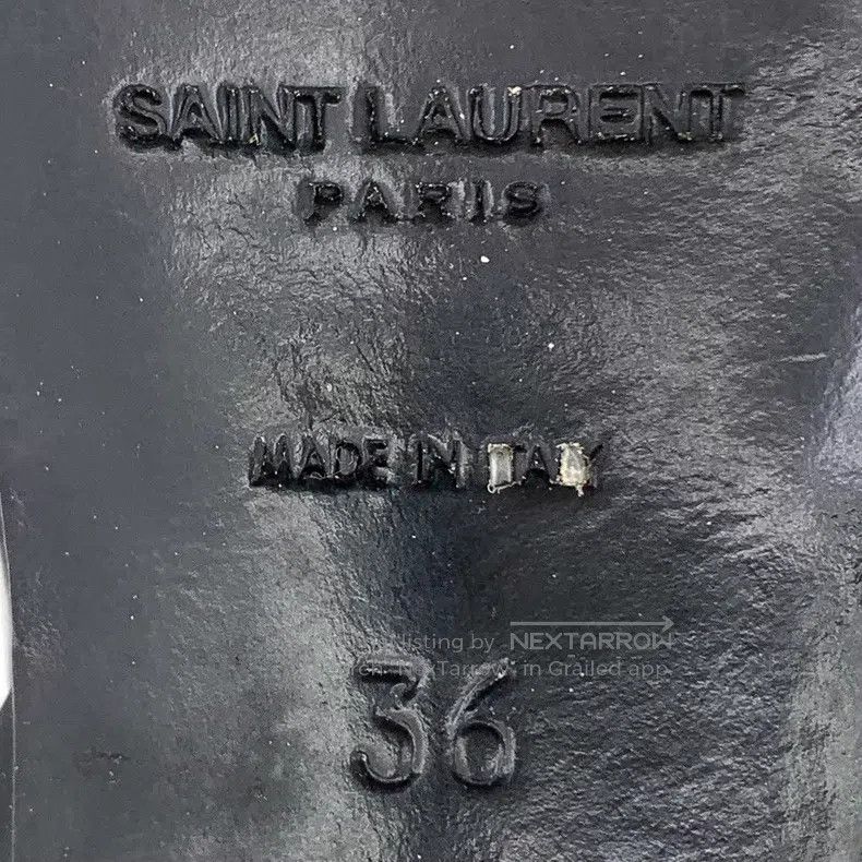 Saint Laurent Paris Saint Laurent Paris Black One Strap Buckle High Heel Sanda Size US 5.5 / IT 35.5 - 6 Thumbnail