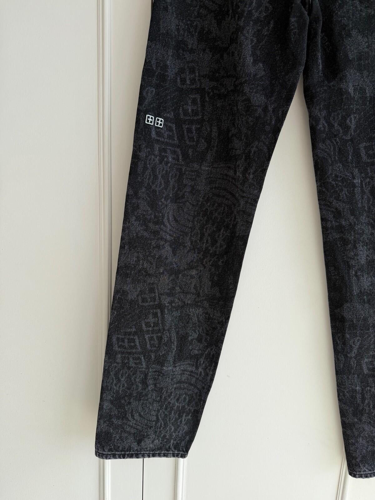 Ksubi new ksubi womens denim jeans playback black print grey 26 8 Size 26" / US 2 / IT 38 - 7 Thumbnail