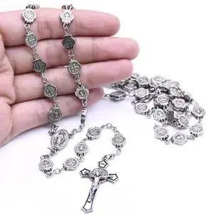 VIBE Saint Benedict Rosary Necklace Chain Size ONE SIZE - 2 Thumbnail