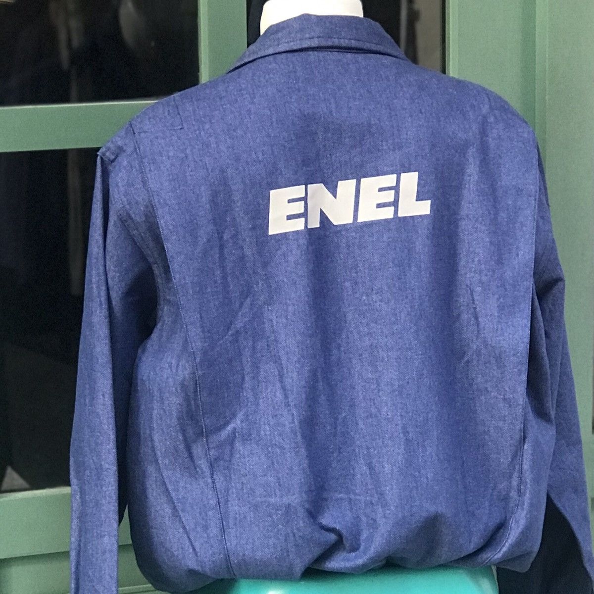 Other THICK DENIM AND SOFT FLANNEL LIGHT BLUE WORK JACKET Size US L / EU 52-54 / 3 - 3 Thumbnail