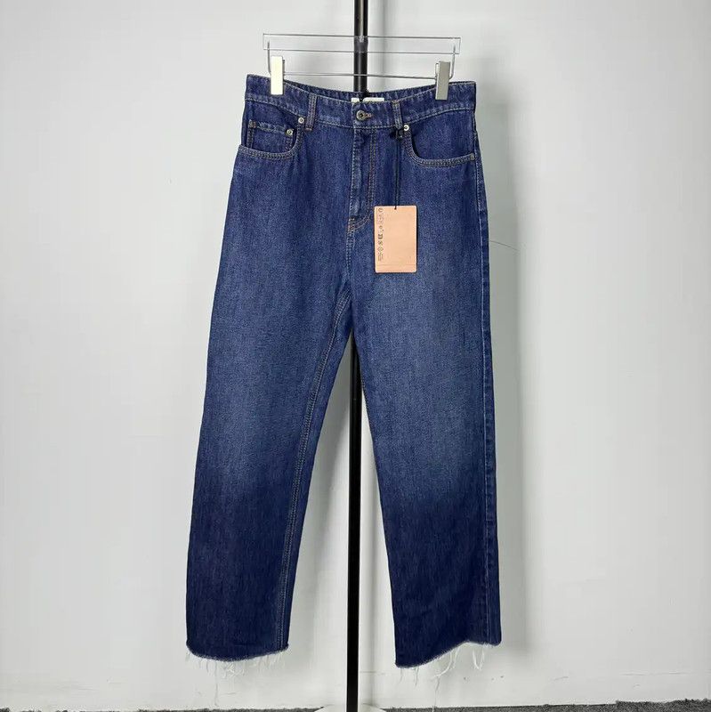Miu Miu Miu Miu Blue Denim Women's Trousers 0089 Size 28" / US 6 / IT 42 - 1 Thumbnail