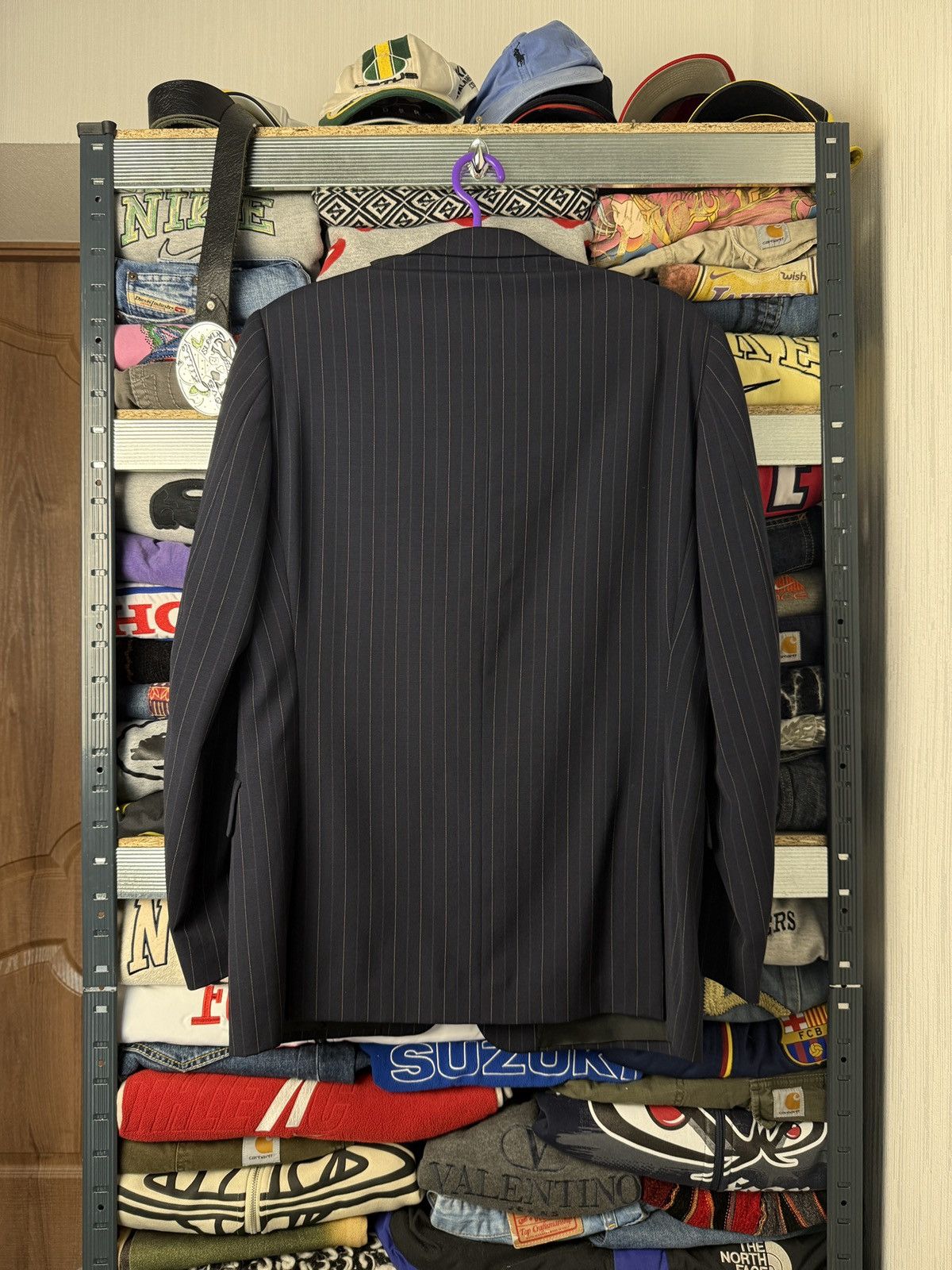 Dolce & Gabbana Dolce & Gabbana Luxury Suit Striped Size 48R - 3 Thumbnail