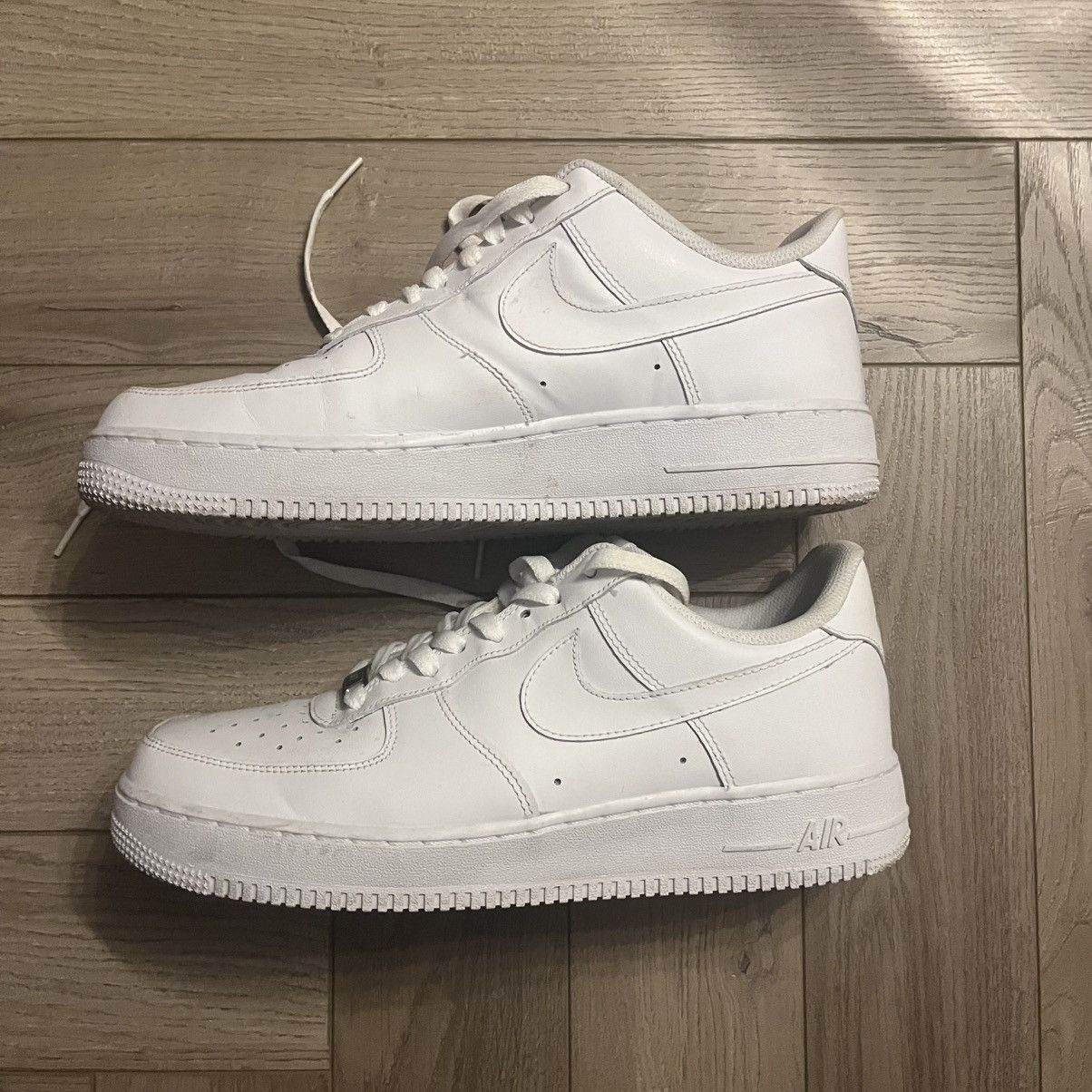 Nike Nike Air Force 1 White Size US 10.5 / EU 43-44 - 5 Thumbnail