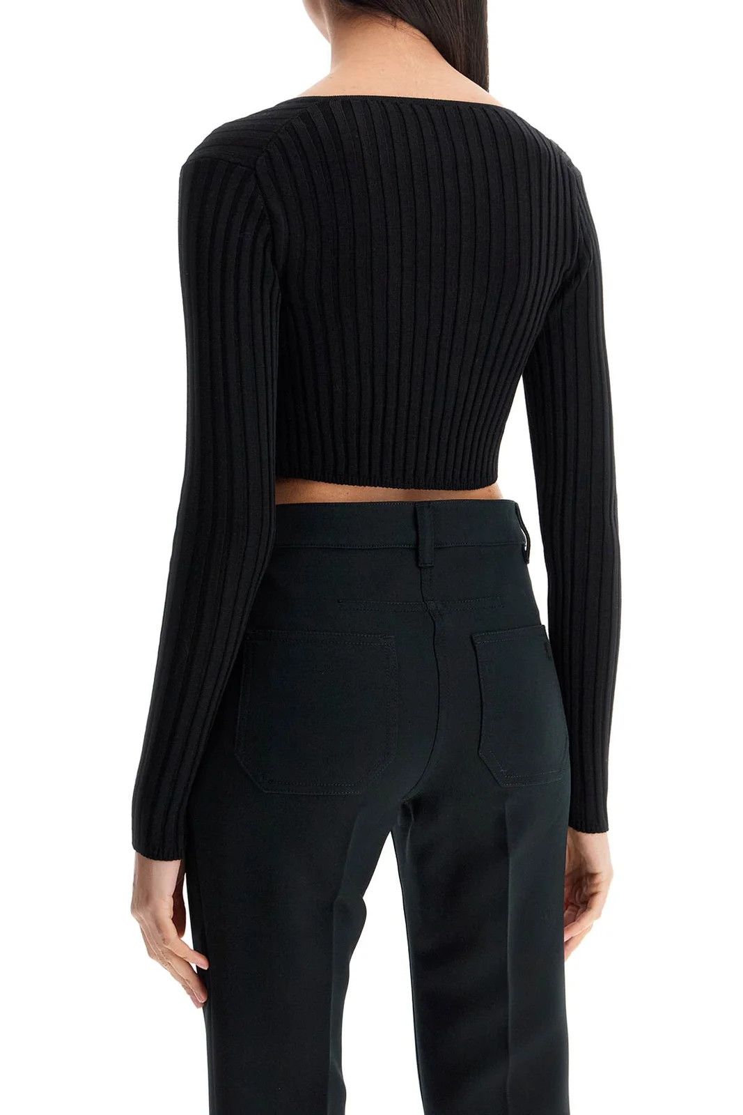 Versace o1y0226 Cardigan in Black Size M / US 6-8 / IT 42-44 - 2 Thumbnail