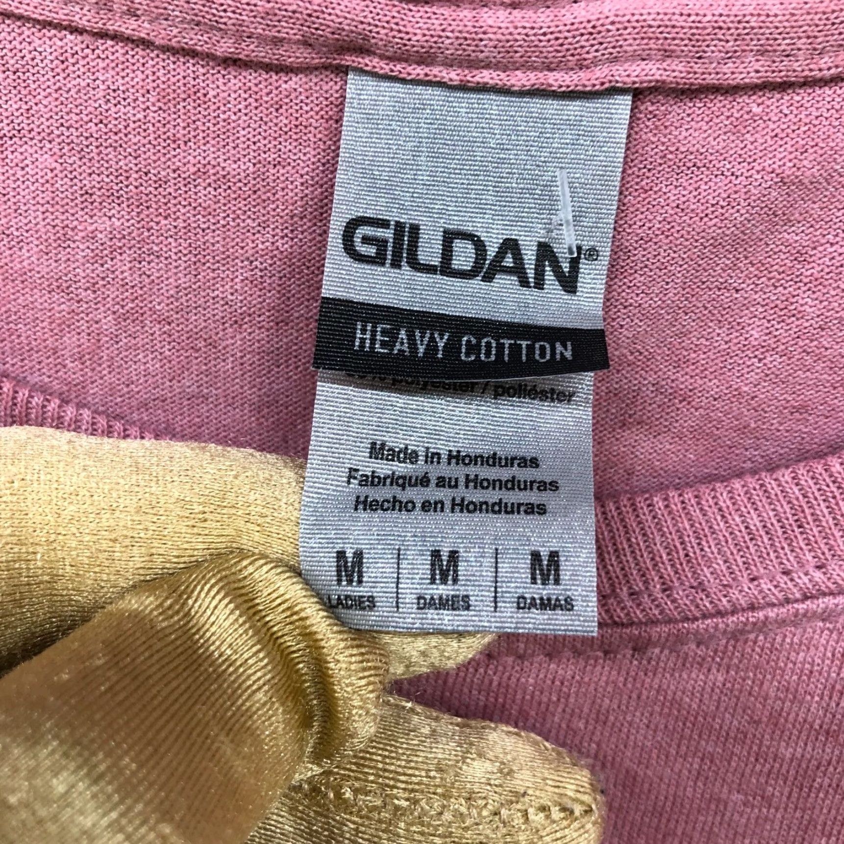 Gildan Gildan Womens Graphic T-Shirt - North Carolina Tar Heel State - Pink - Size M - Casual Cotton - Short Sleeve Size M / US 6-8 / IT 42-44 - 6 Thumbnail