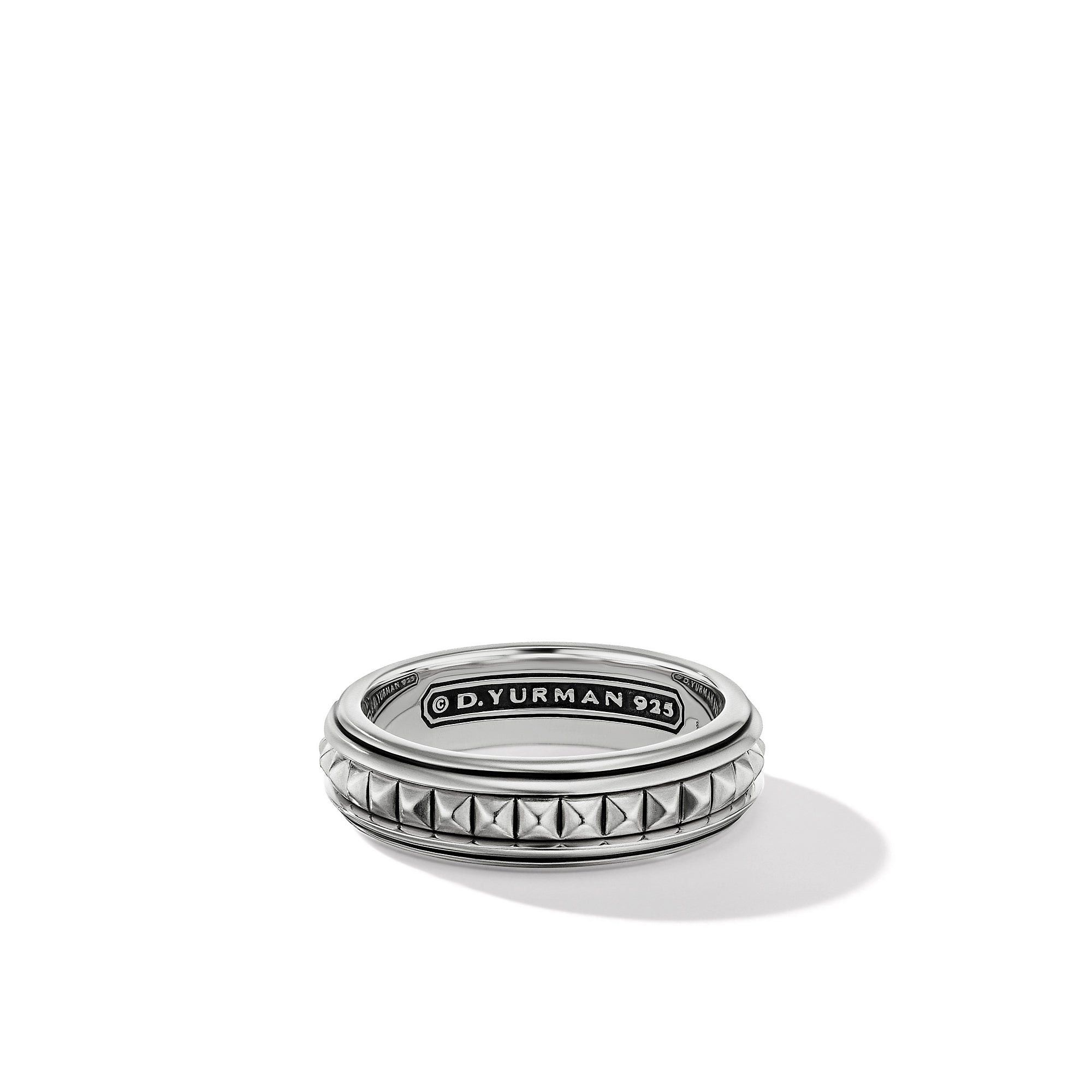 David Yurman o1w1db11025 R25481M /Size 6 /Rings in Silver Size ONE SIZE - 1 Thumbnail