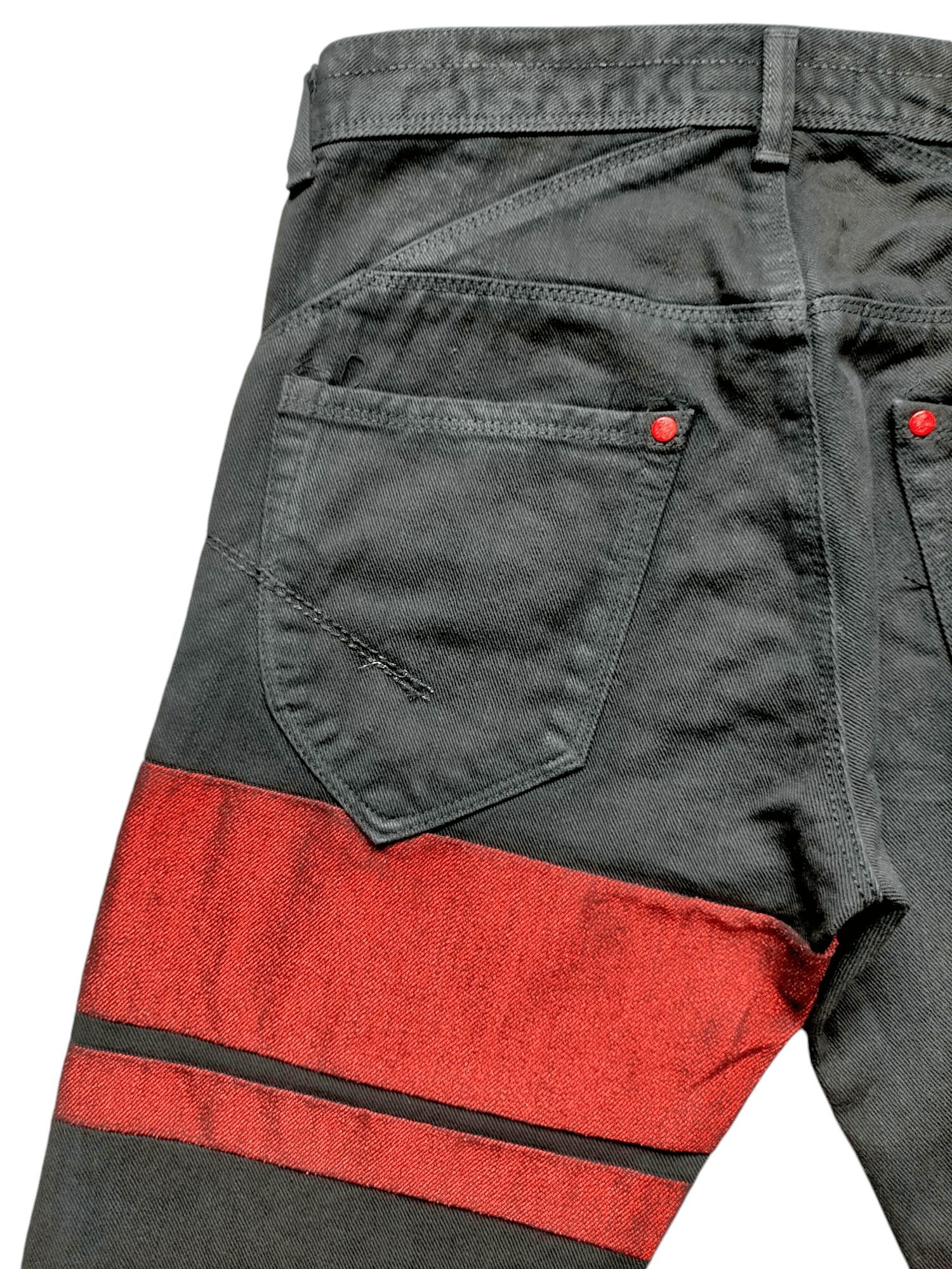 If Six Was Nine Flare Jeans Jackrose Waxed Boot cut Black Denim Size US 31 - 13 Thumbnail