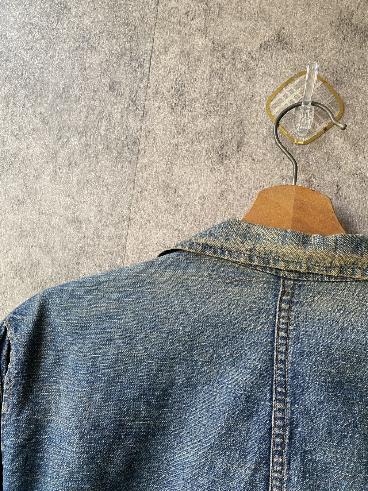 Naval Clothing Factory Vintage 50’s WMH HOFFMAN CONE MILLS Distressed Navy Jacket Size US L / EU 52-54 / 3 - 21 Thumbnail
