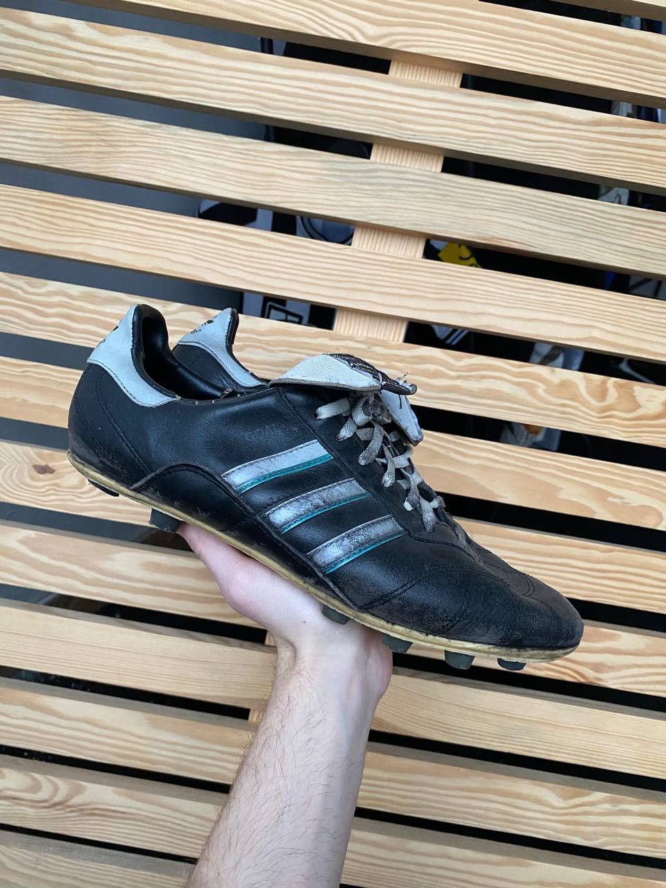 Adidas Vintage 80s Adidas Goal Soccer Leather Football Boots | Grailed