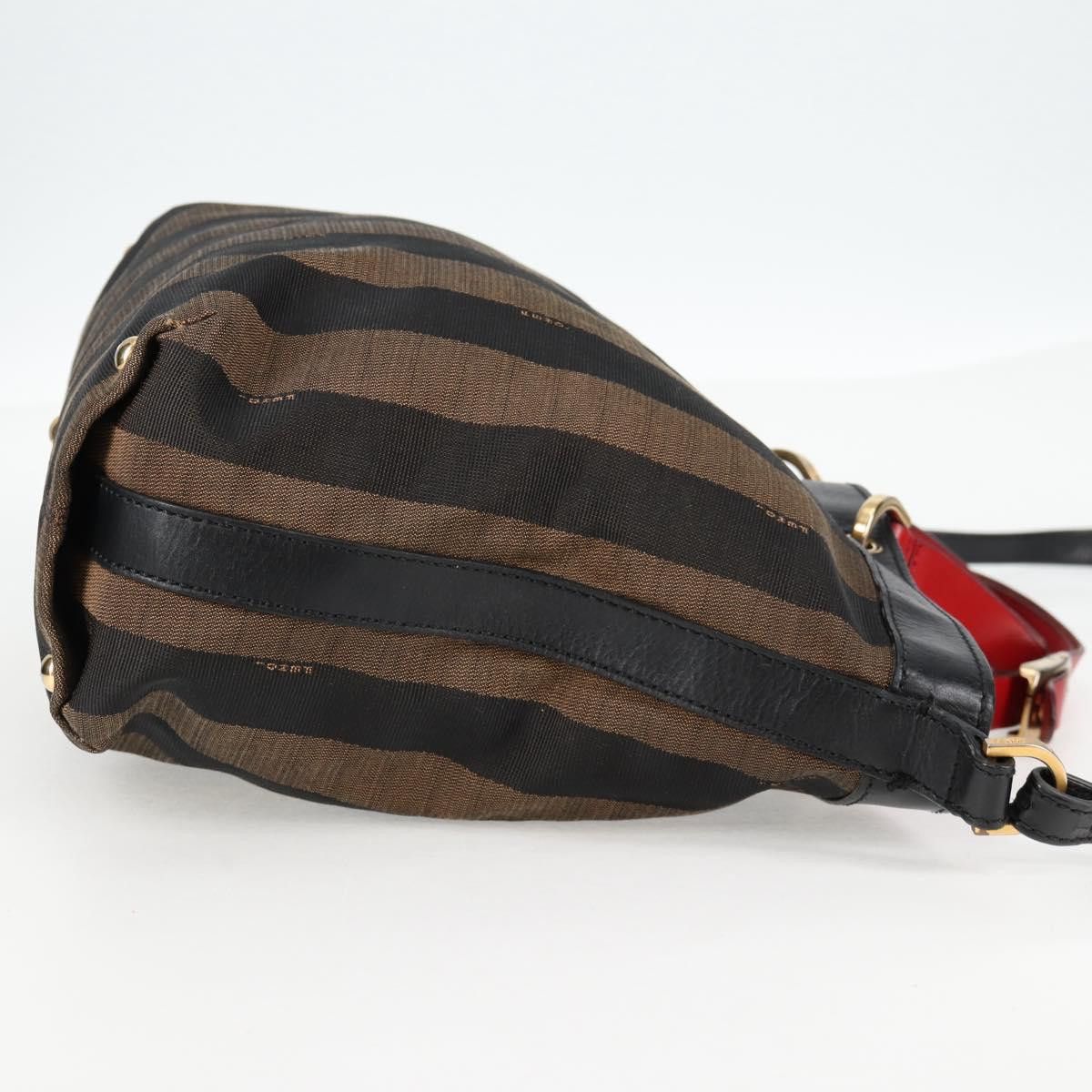Fendi FENDI Pecan Canvas Backpack Brown Black Size ONE SIZE - 5 Thumbnail