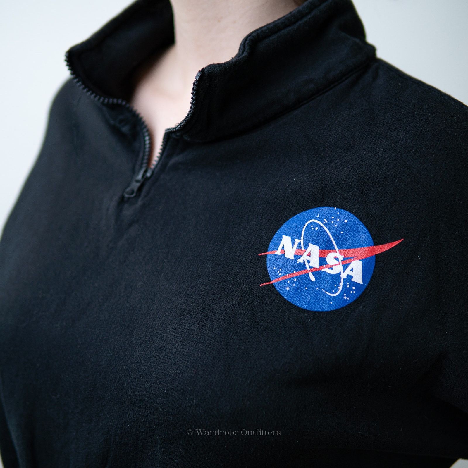 Chemistry Chemistry NASA Black Cropped Sweatshirt - L Size L / US 10 / IT 46 - 4 Thumbnail