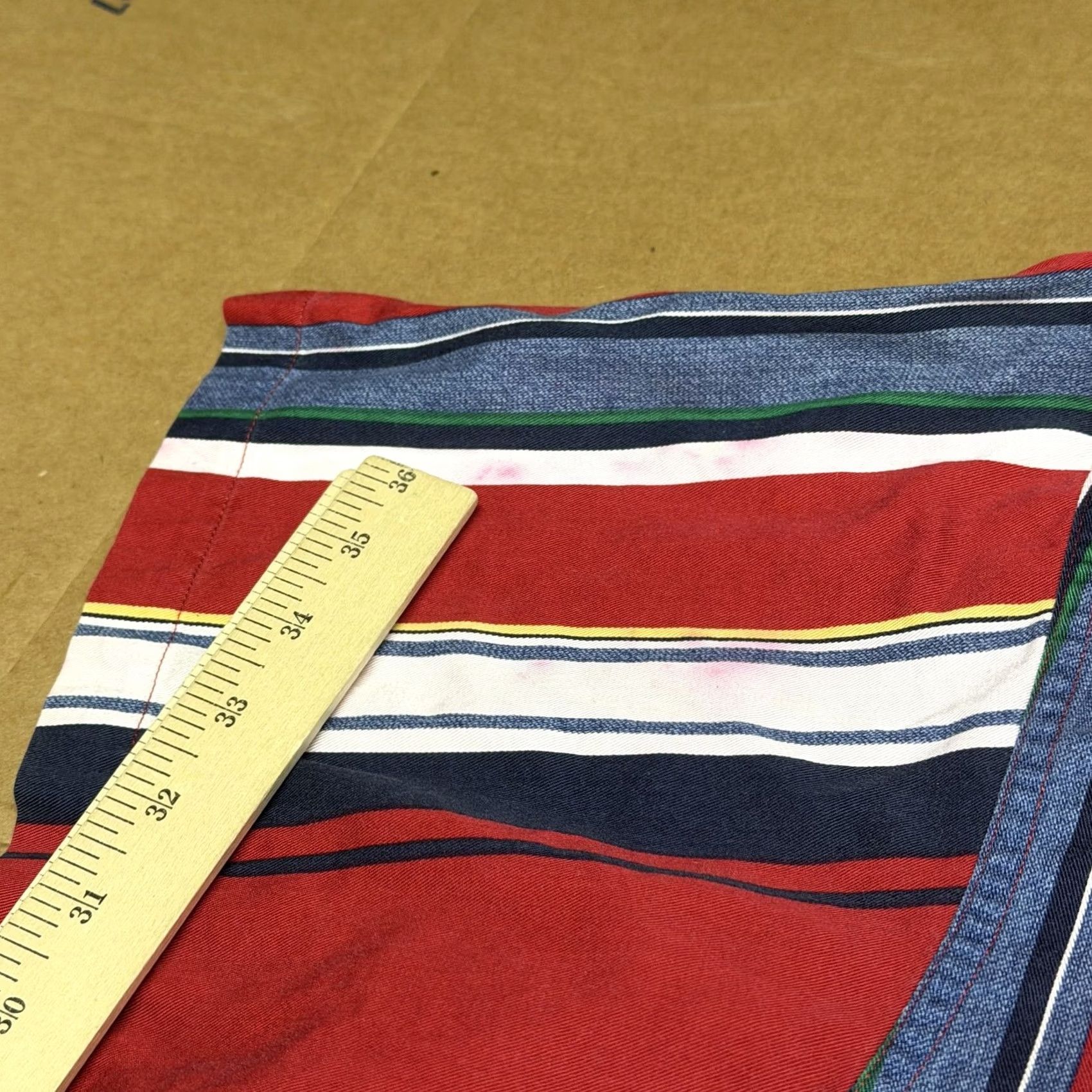Ralph Lauren Chaps Ralph Lauren Shirt Mens XL Multicolor Stripe Short Sleeve Button Up Cotton Size US XL / EU 56 / 4 - 2 Thumbnail