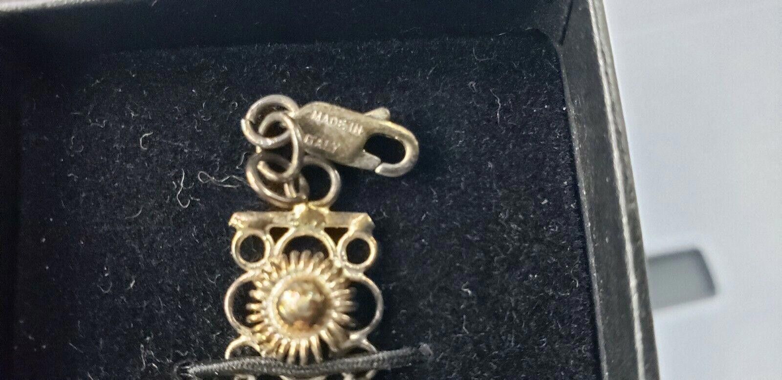 Designer Vintage Silver Absolute Brand Women's Bracelet Made In Italy Size ONE SIZE - 5 Thumbnail