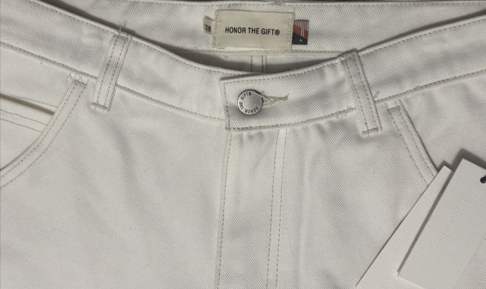 Honor the Gift Honor The Gift Mens Icon 1988 Denim Bone White Butterfly Size US 28 / EU 44 - 1 Thumbnail